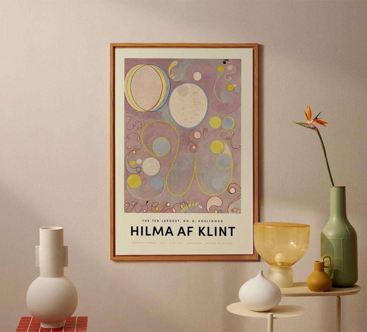 Hilma af Klint - The Ten Largest, No. 8 alluminio dibond da Vintage by JUNIQE