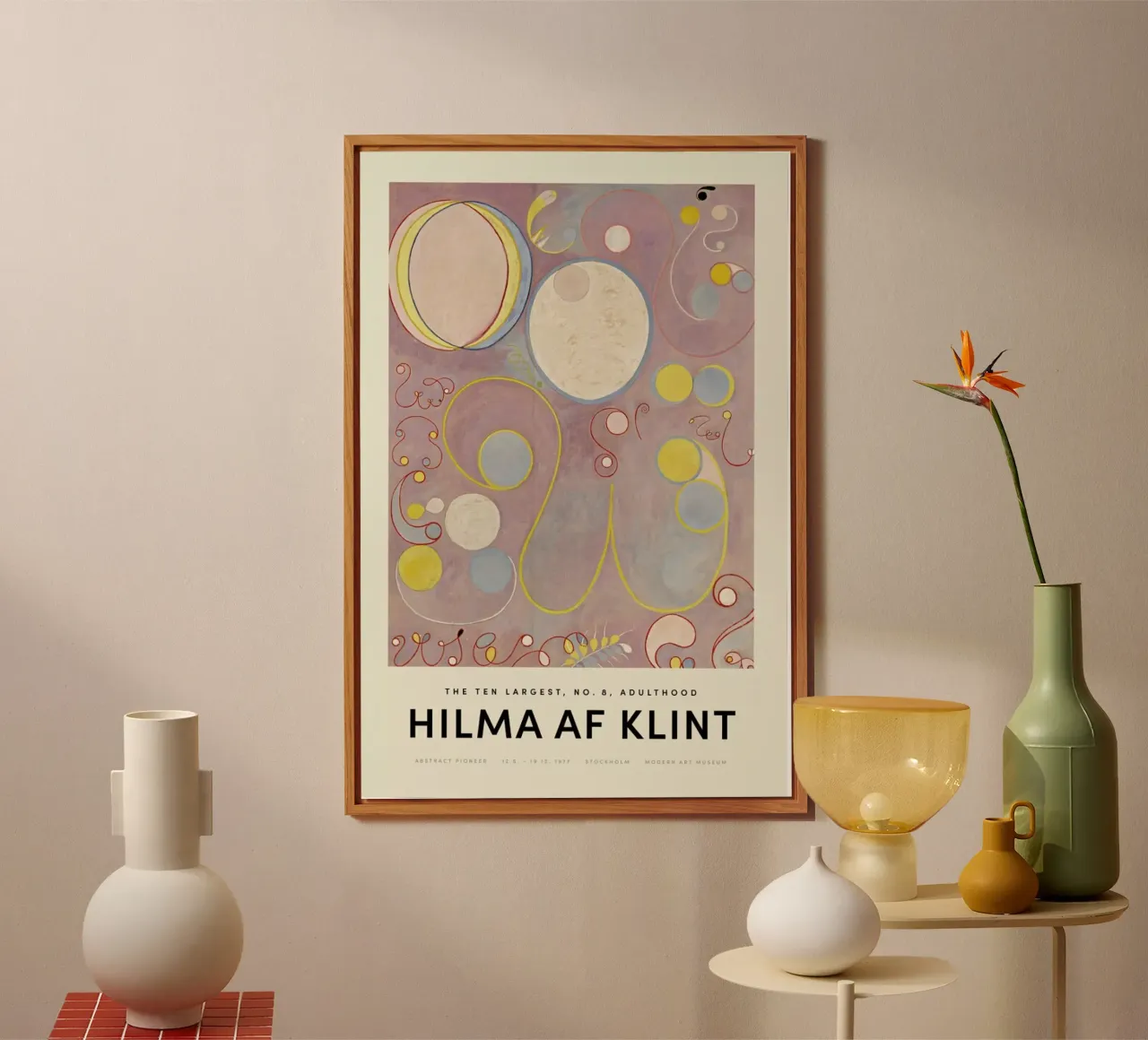 Hilma af Klint - The Ten Largest, No. 8 pannello forex da Vintage by JUNIQE