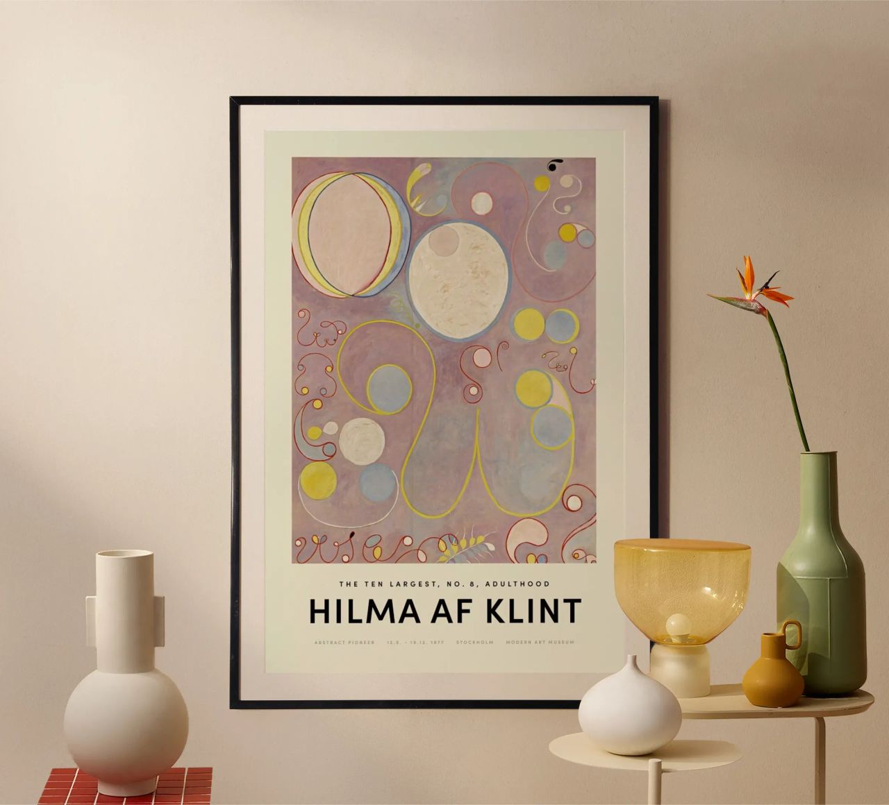 Hilma af Klint - The Ten Largest, No. 8 carta hahnemühle da Vintage by JUNIQE