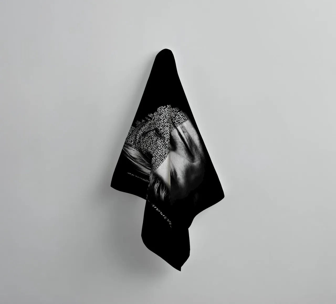 Starman (Text art) towel by Gunawan Rb
