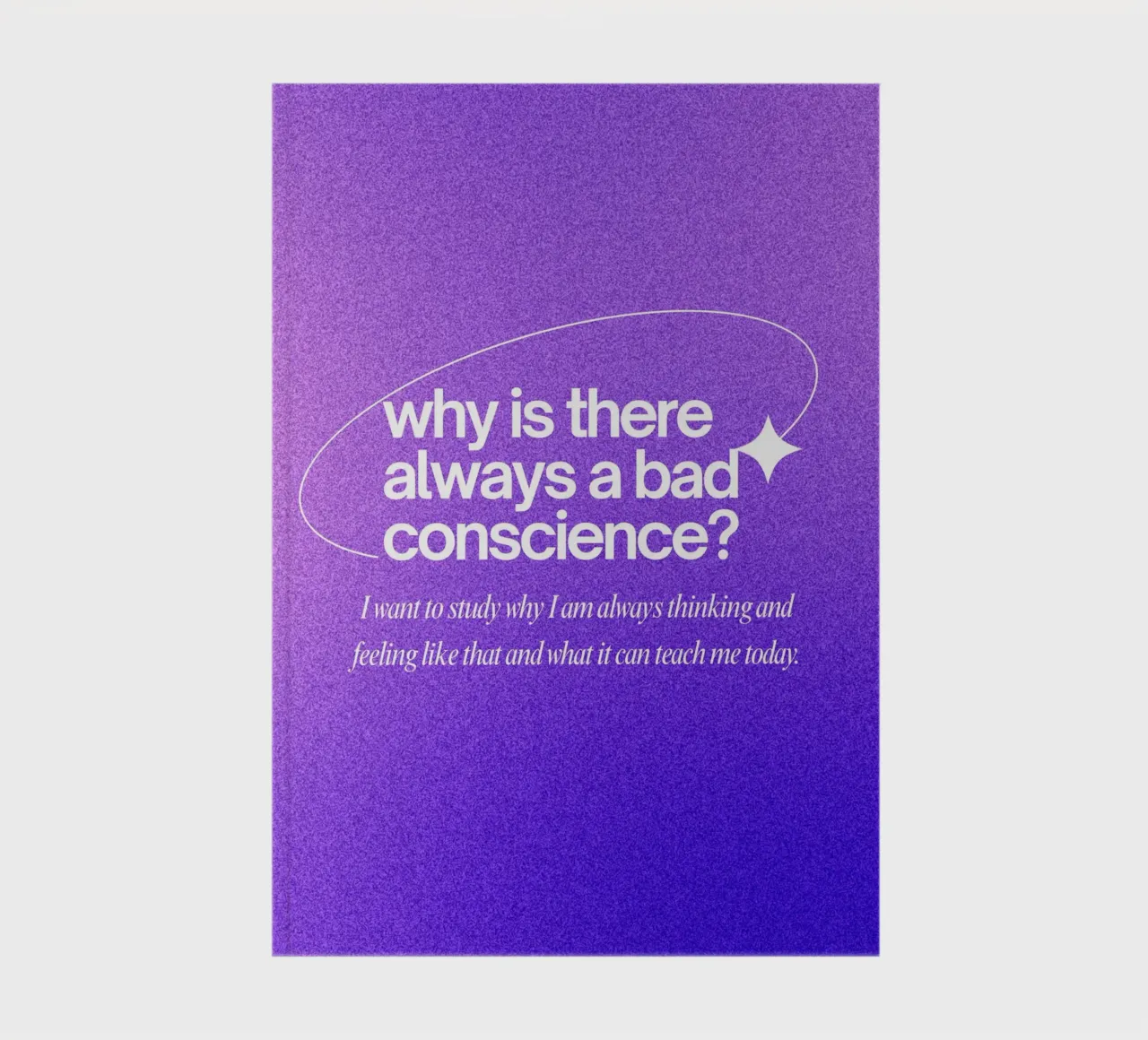 bad conscience notebook by Ambition Wall