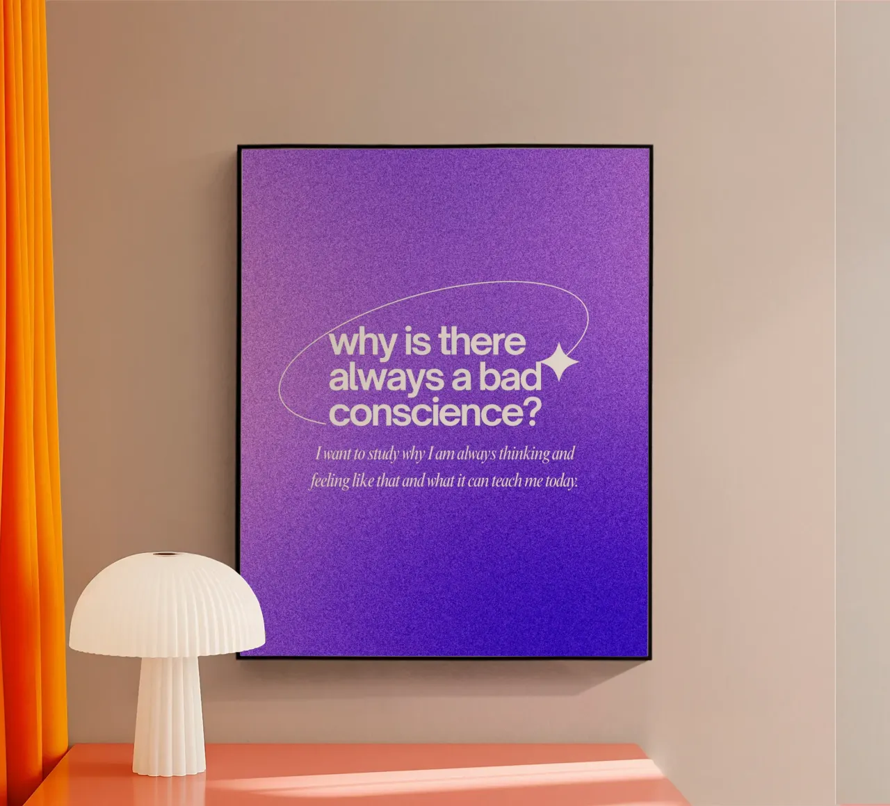 bad conscience plexiglass da Ambition Wall