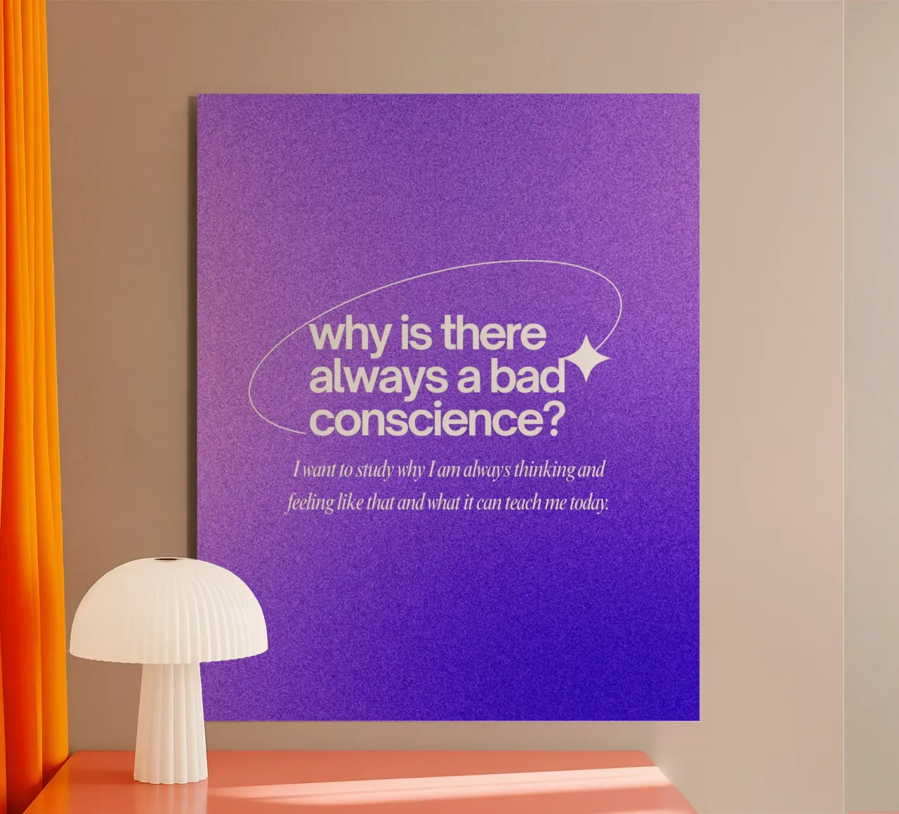 bad conscience alluminio dibond da Ambition Wall