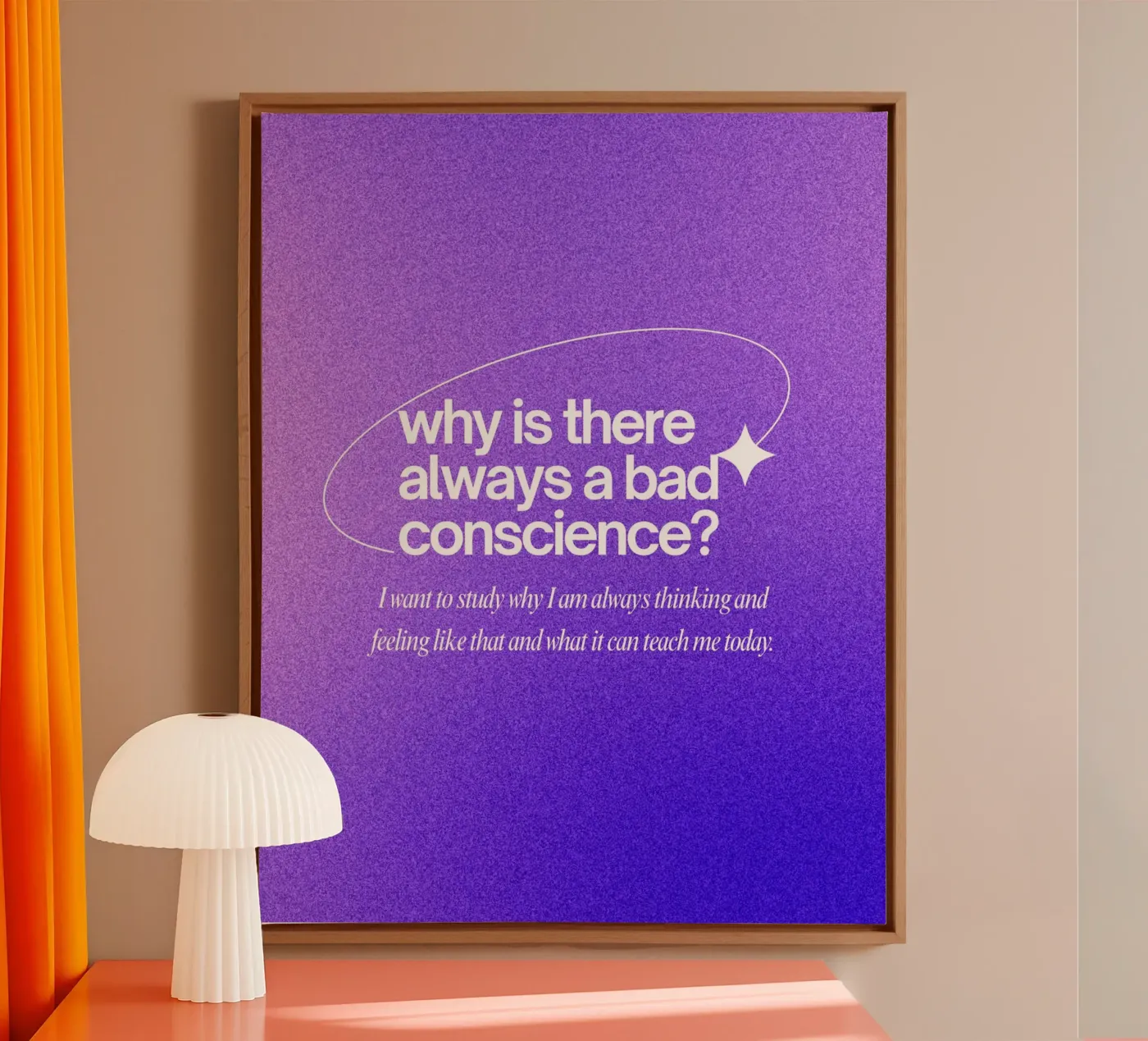 bad conscience canvas by pixelflow