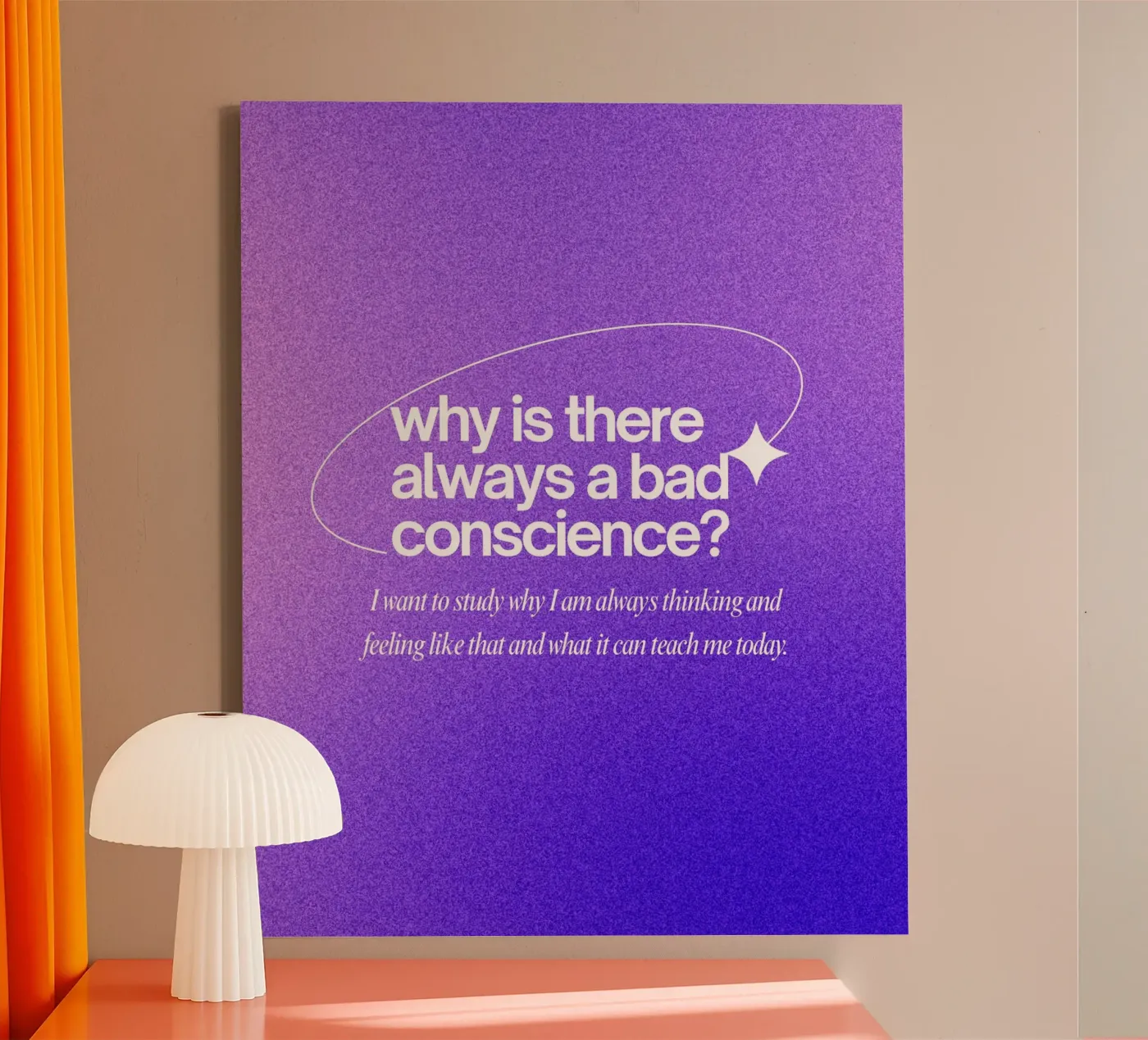 bad conscience canvas by pixelflow