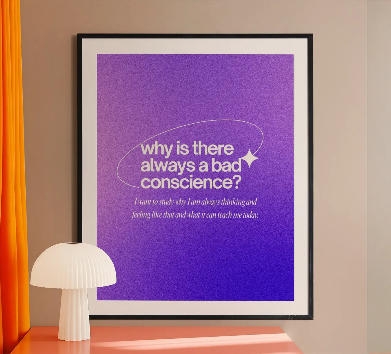 bad conscience poster da Ambition Wall