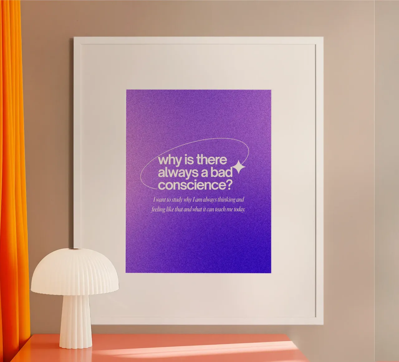 bad conscience poster da Ambition Wall