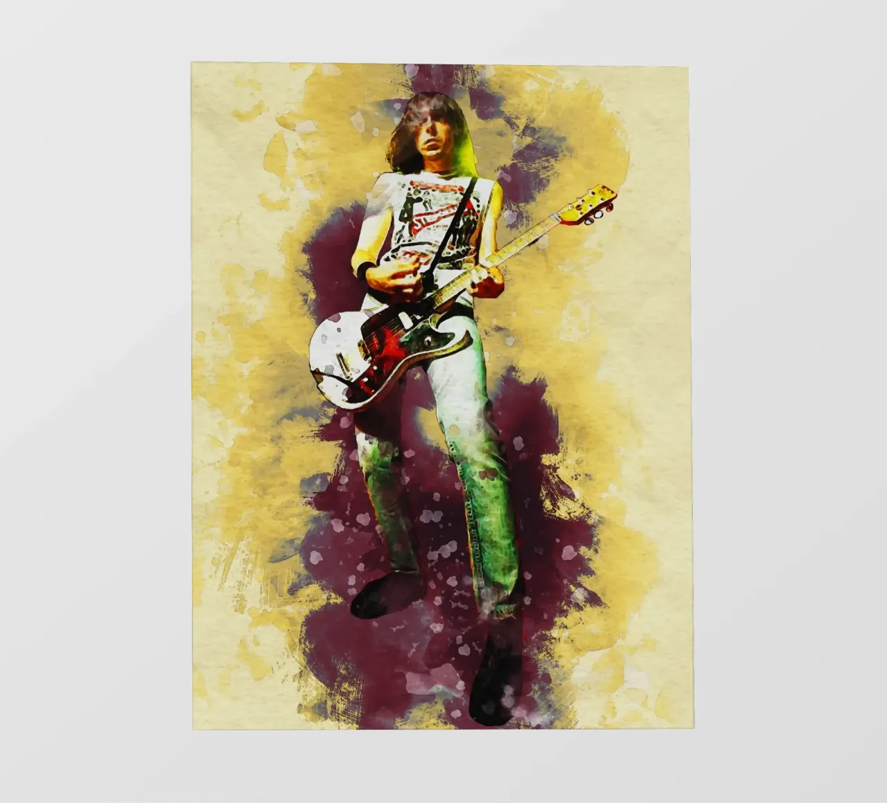 Smudge Johnny Ramone pellicola backlit da Gunawan Rb