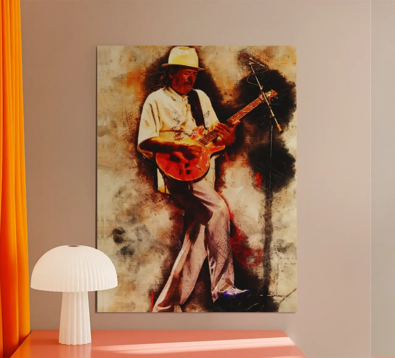 Mancha de Carlos Santana hahnemühle de Gunawan Rb