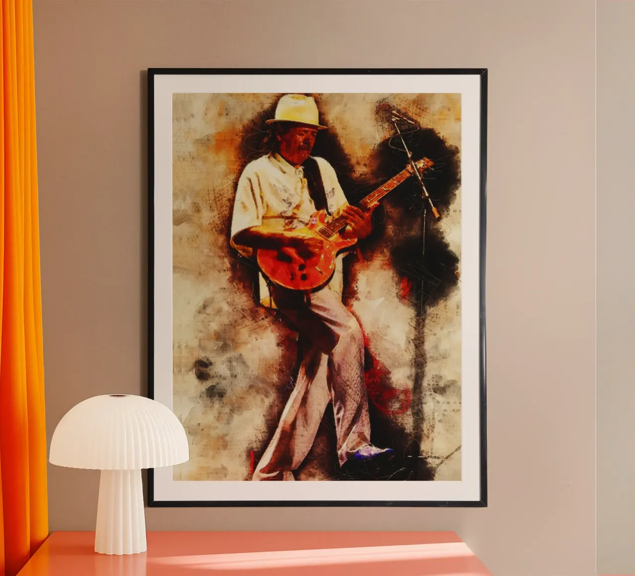 Mancha de Carlos Santana hahnemühle de Gunawan Rb