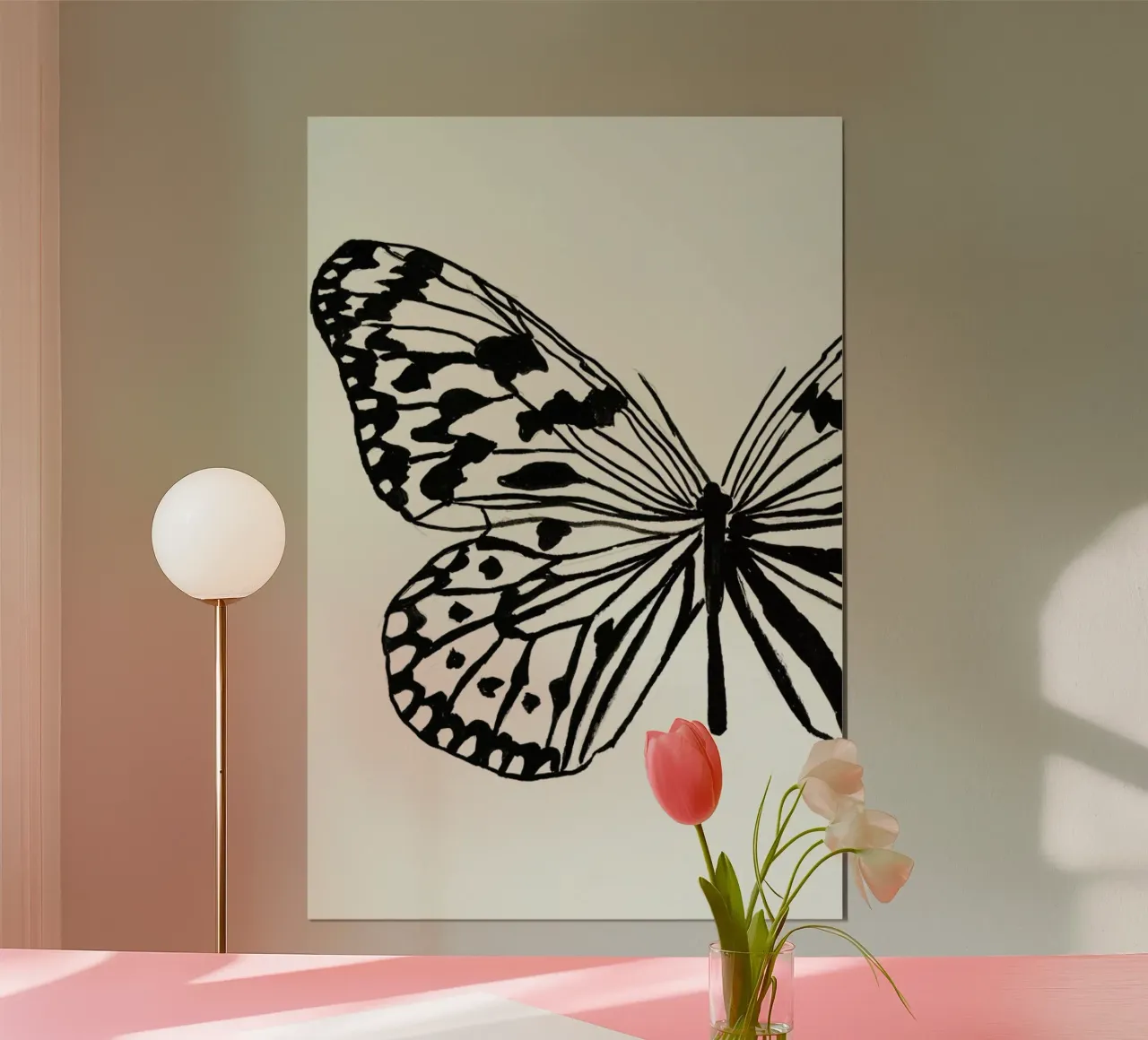 White butterfly poster da Nathys_illustration
