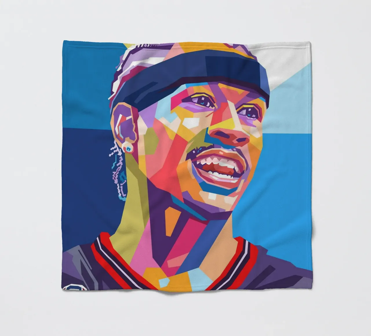Il basket iconico: Allen Iverson coperta in pile da Hantamrata