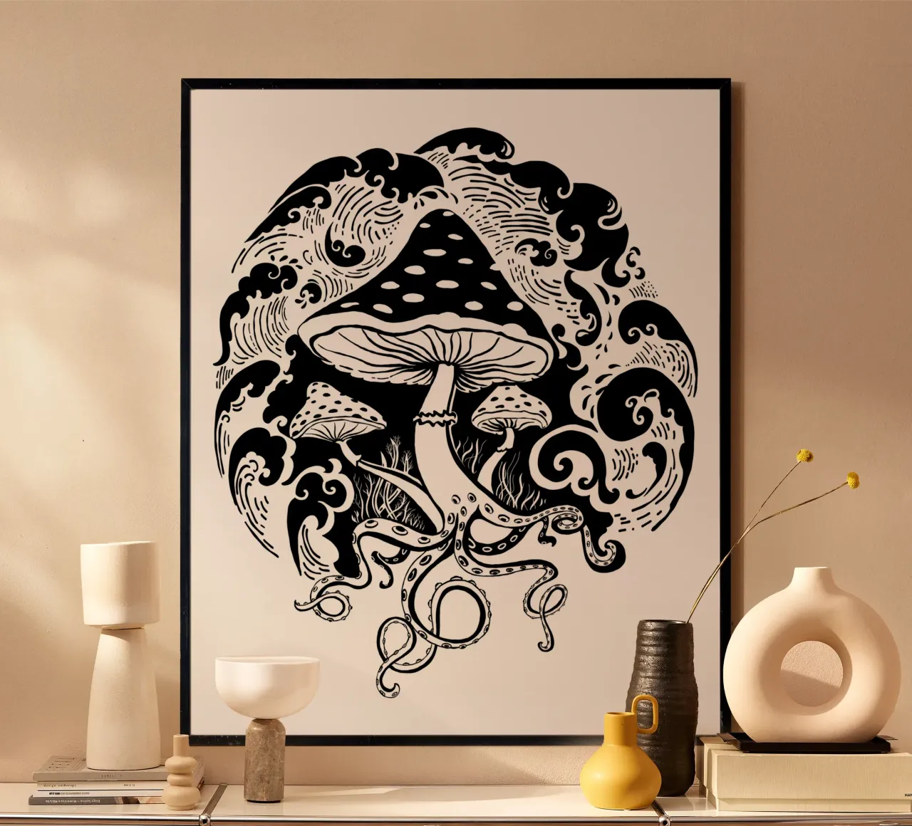 Rospi nel mare carta hahnemühle da DYDesign