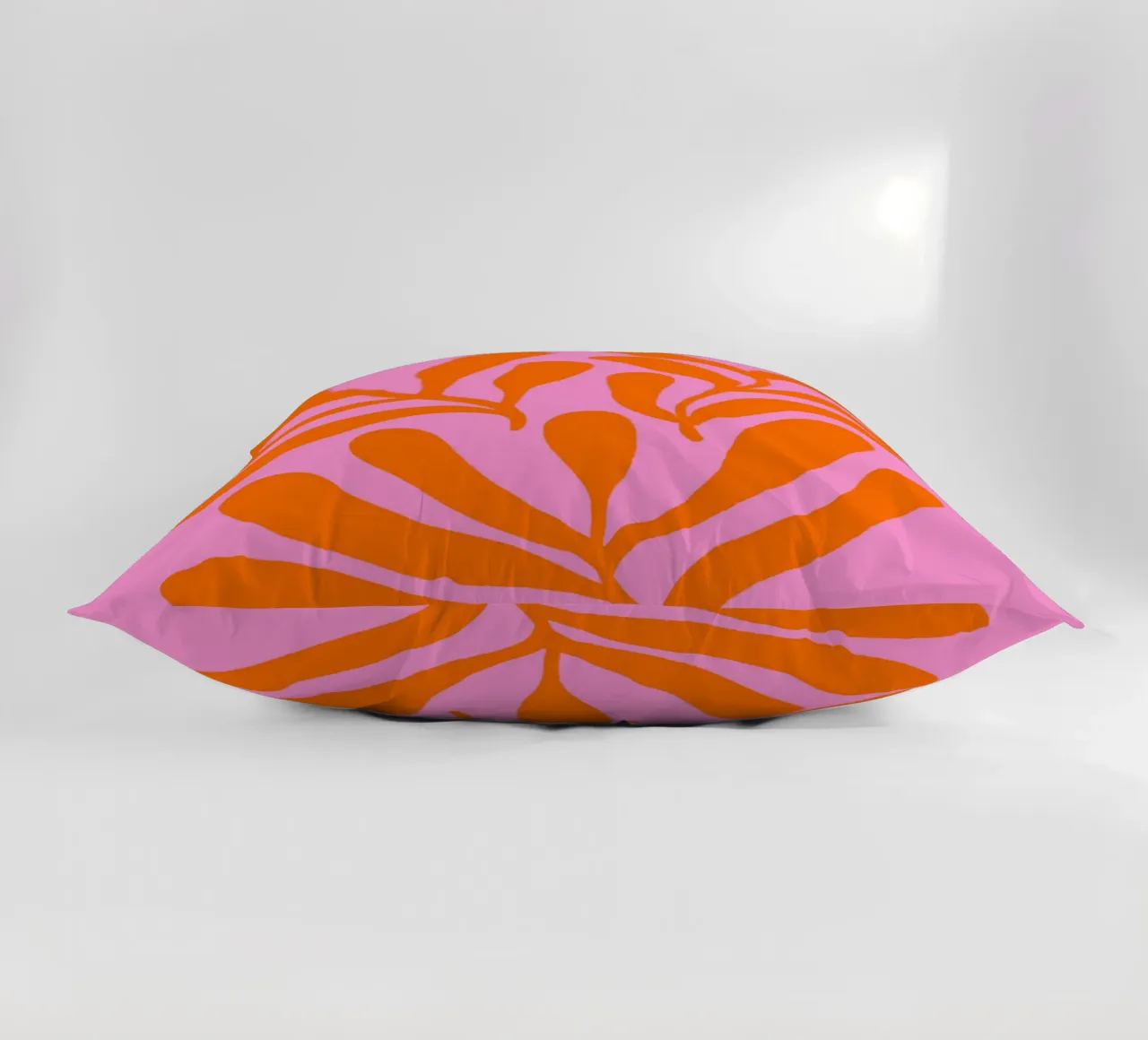 Rami colorati - arancio e rosa cuscino da Wackapacka