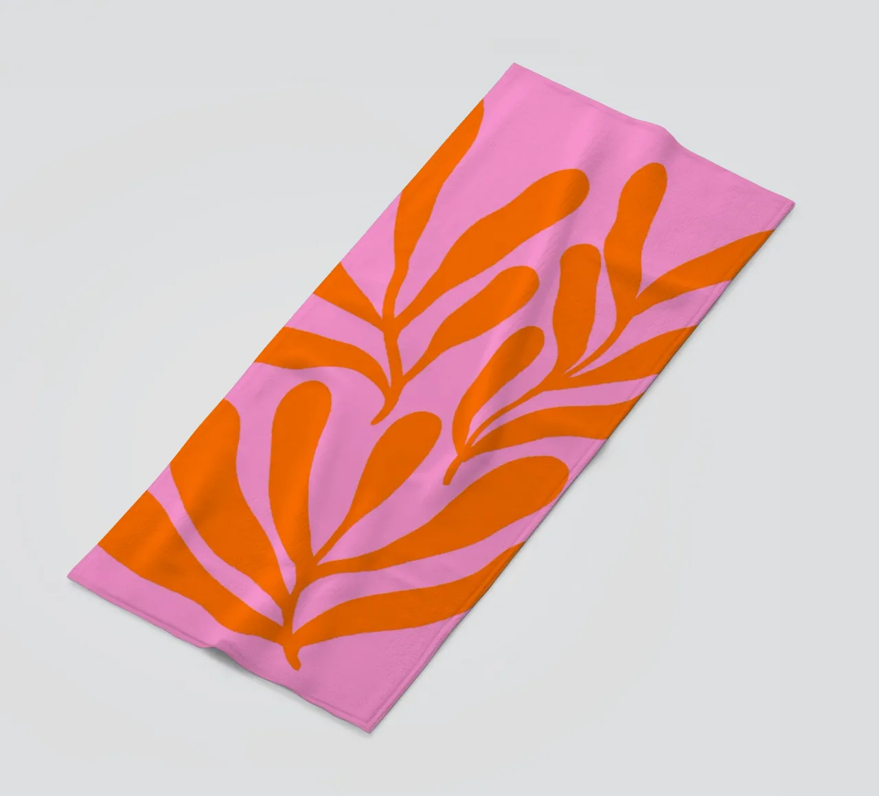 Rami colorati - arancio e rosa telo mare da Wackapacka