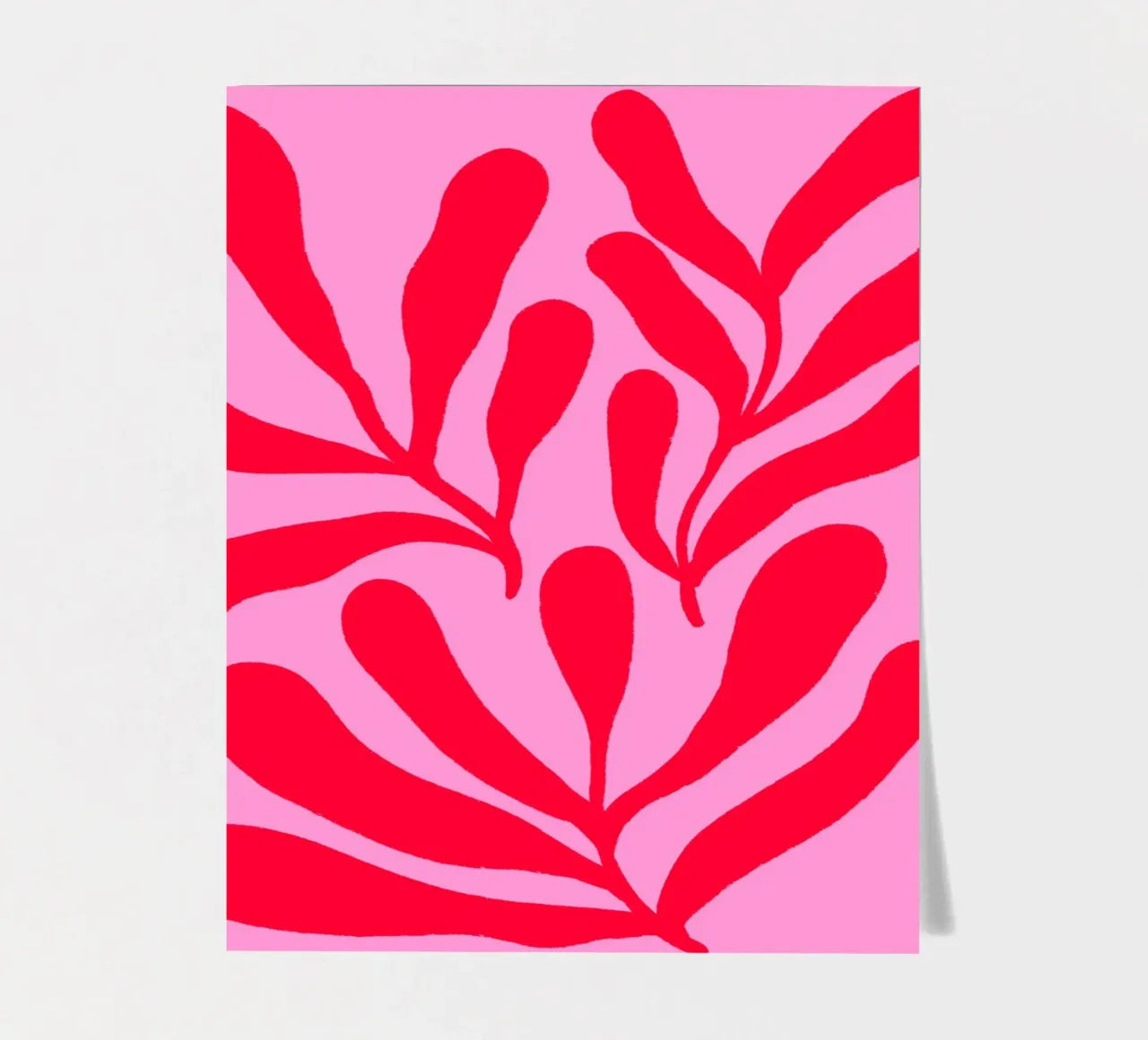 Colorful branches - pink and red sticker sheet by Wackapacka