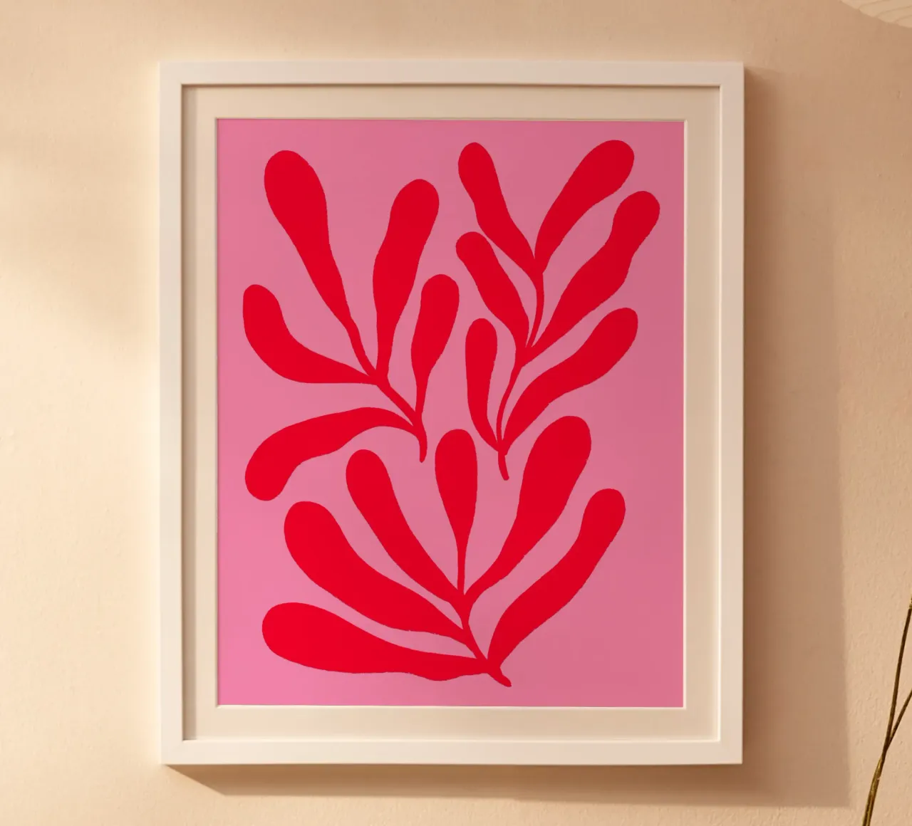 Colorful branches - pink and red hahnemühle by Wackapacka