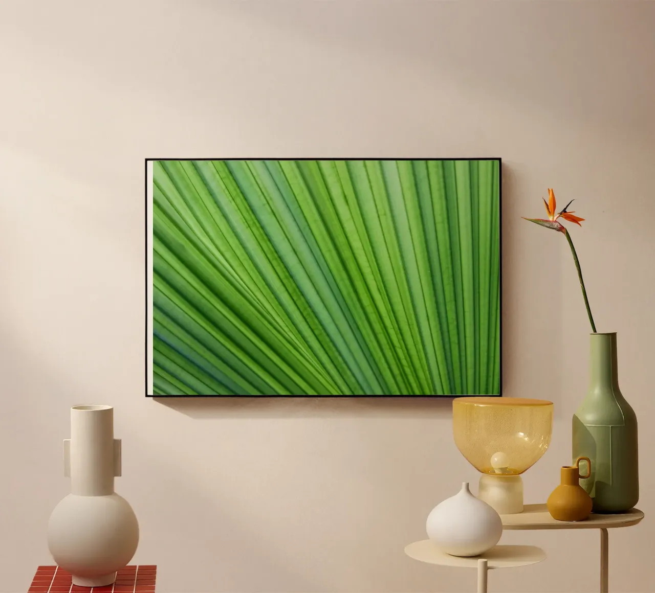 Leaf structures acryl van Katja Stehle Design