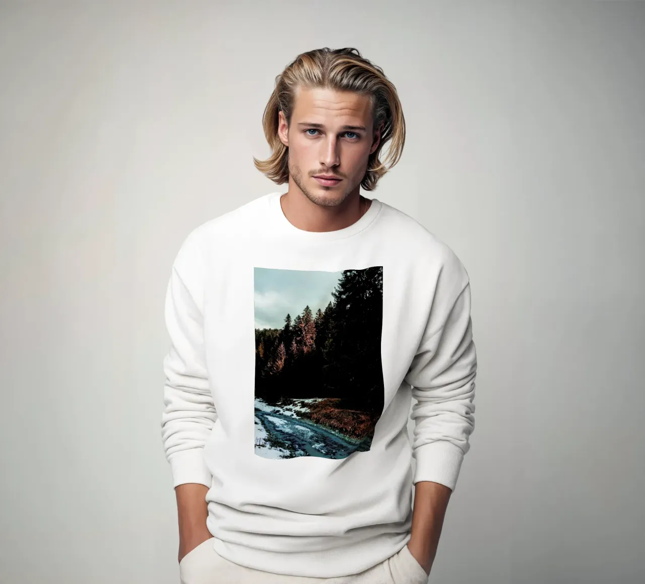 River By The Forest felpa da Sebastian Hilgetag