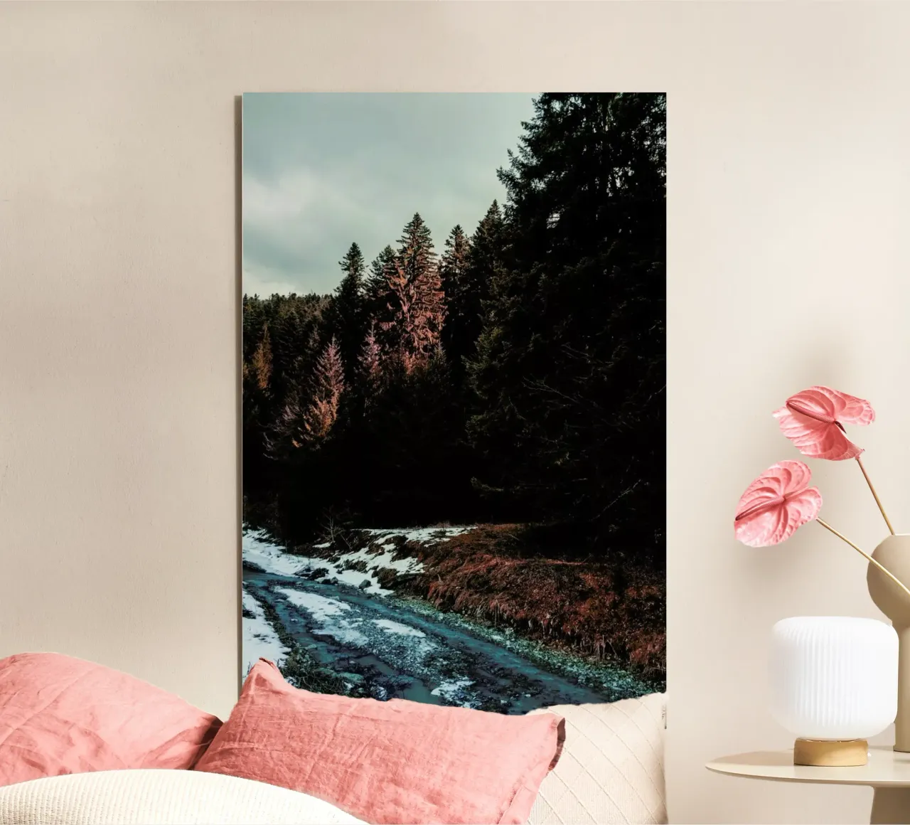 River By The Forest alluminio dibond da Sebastian Hilgetag