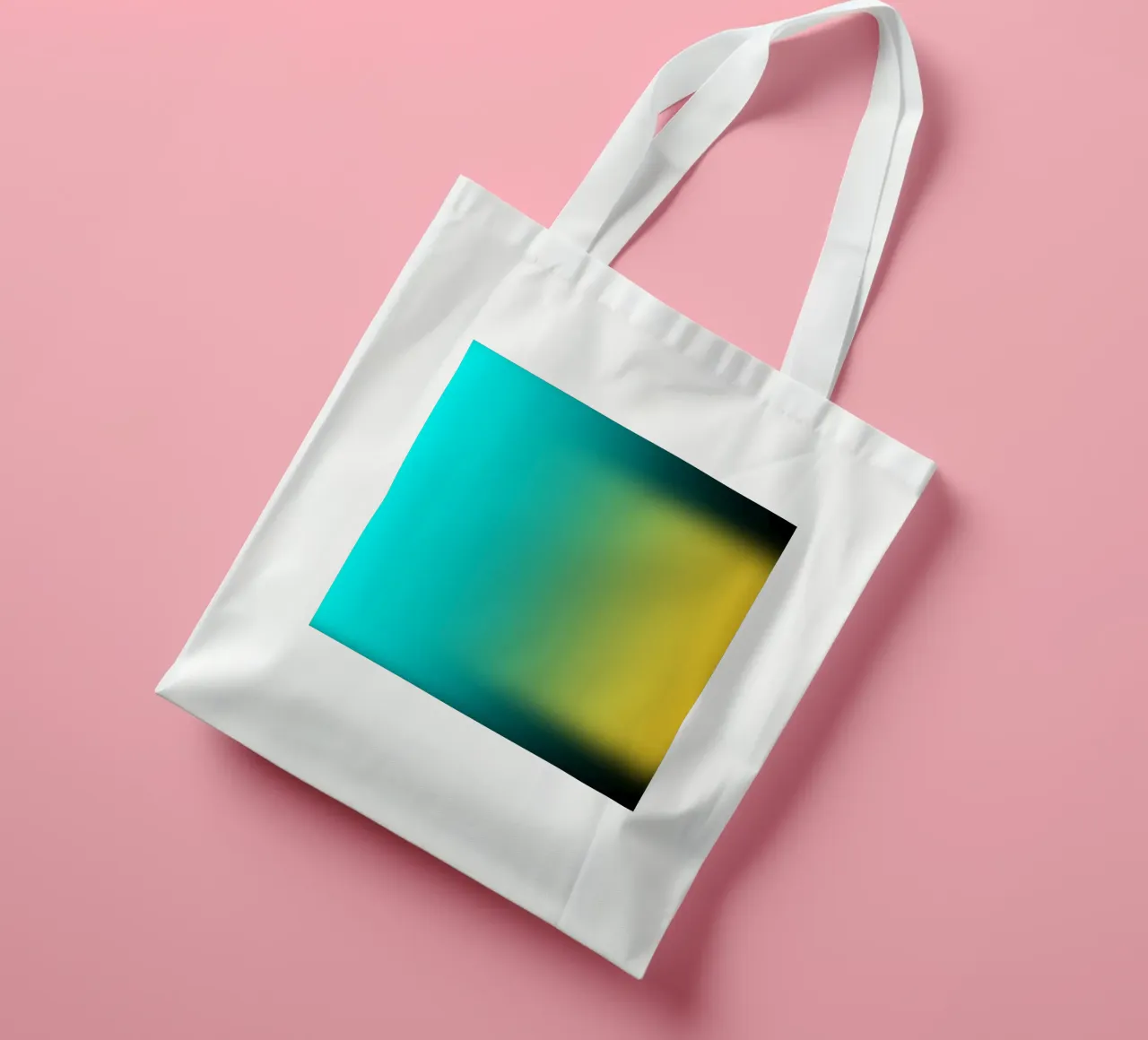 Gradient green borsa in juta da Flo Klein