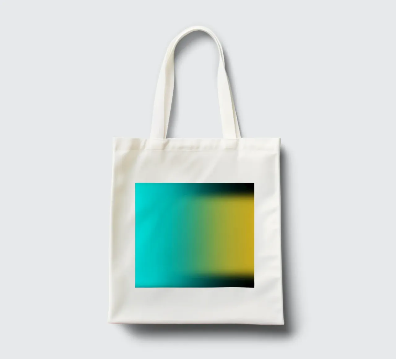Gradient green borsa in juta da Flo Klein
