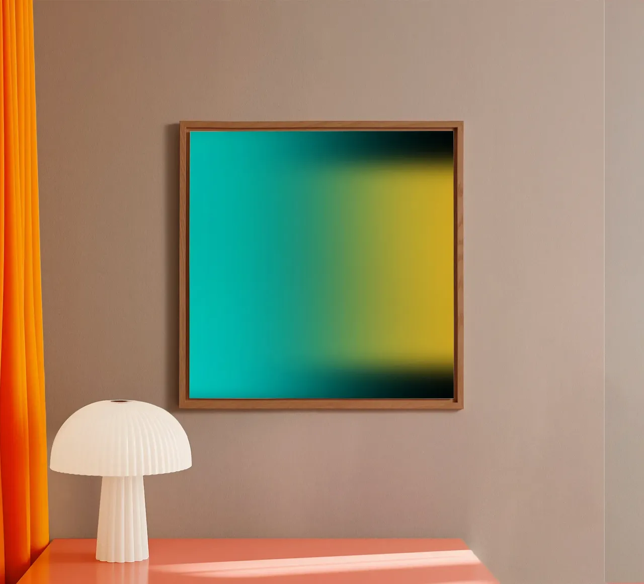 Gradient green alluminio dibond da Flo Klein