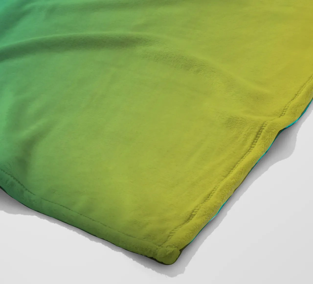 Gradient green coperta in pile da Flo Klein