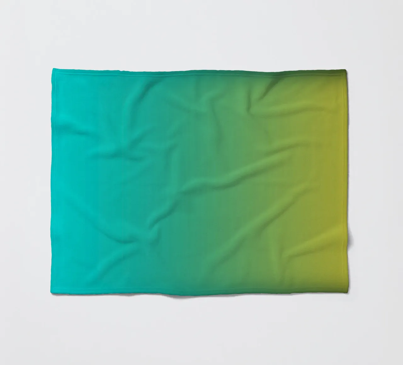 Gradient green coperta in pile da Flo Klein
