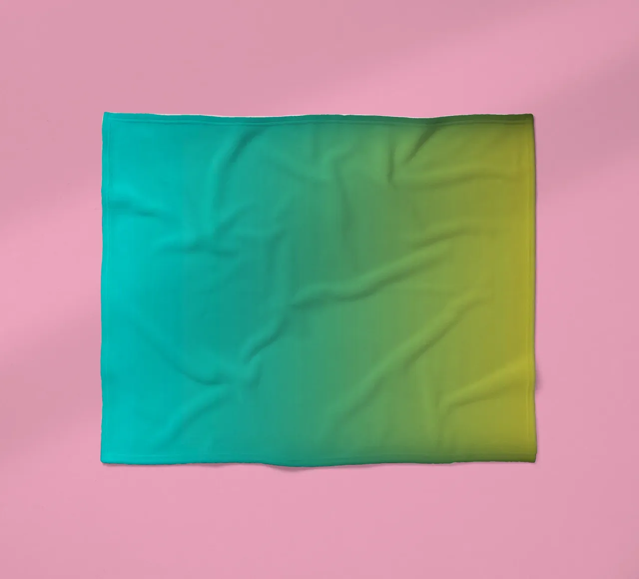 Gradient green coperta in pile da Flo Klein