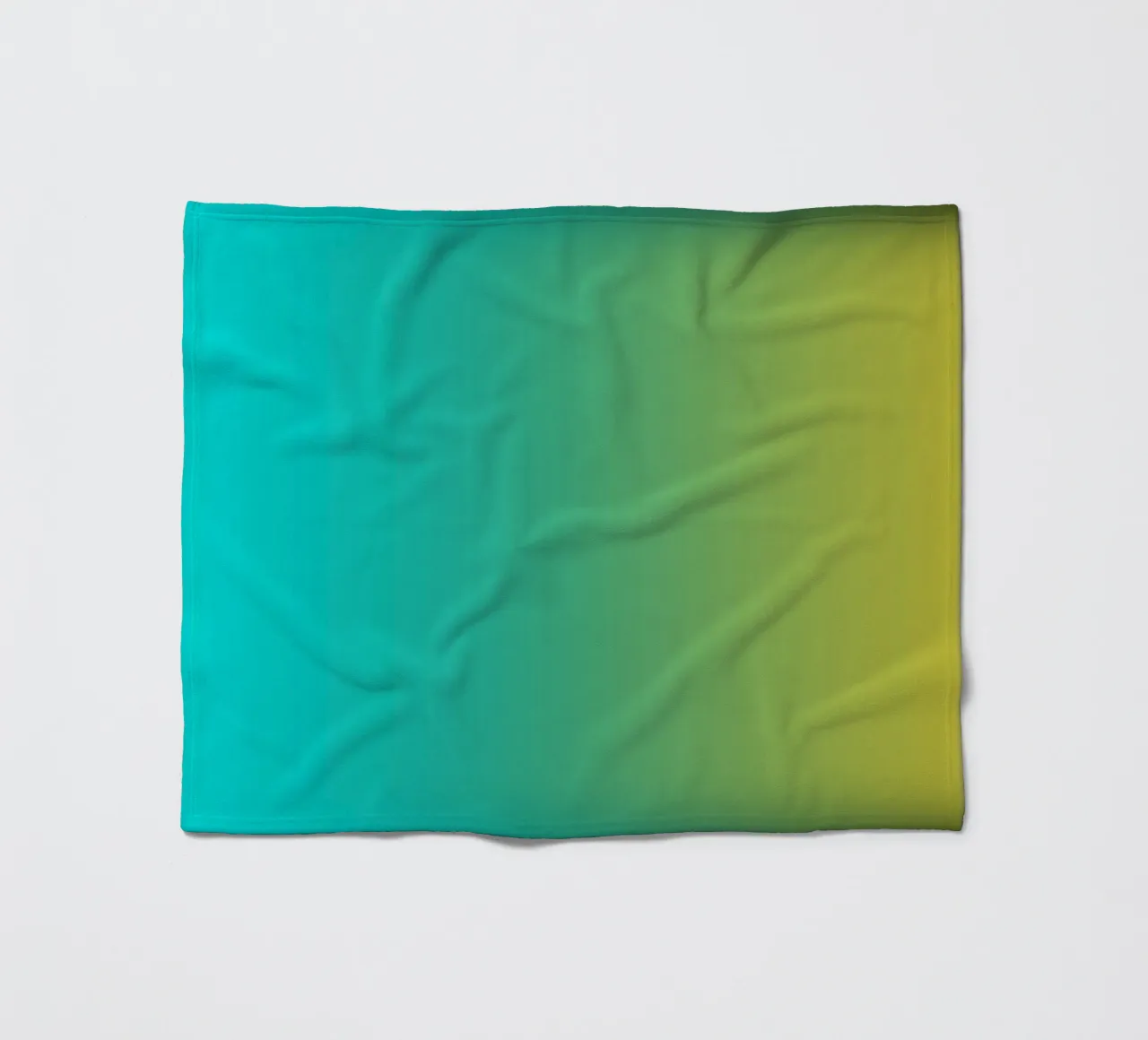 Gradient green coperta in pile da Flo Klein