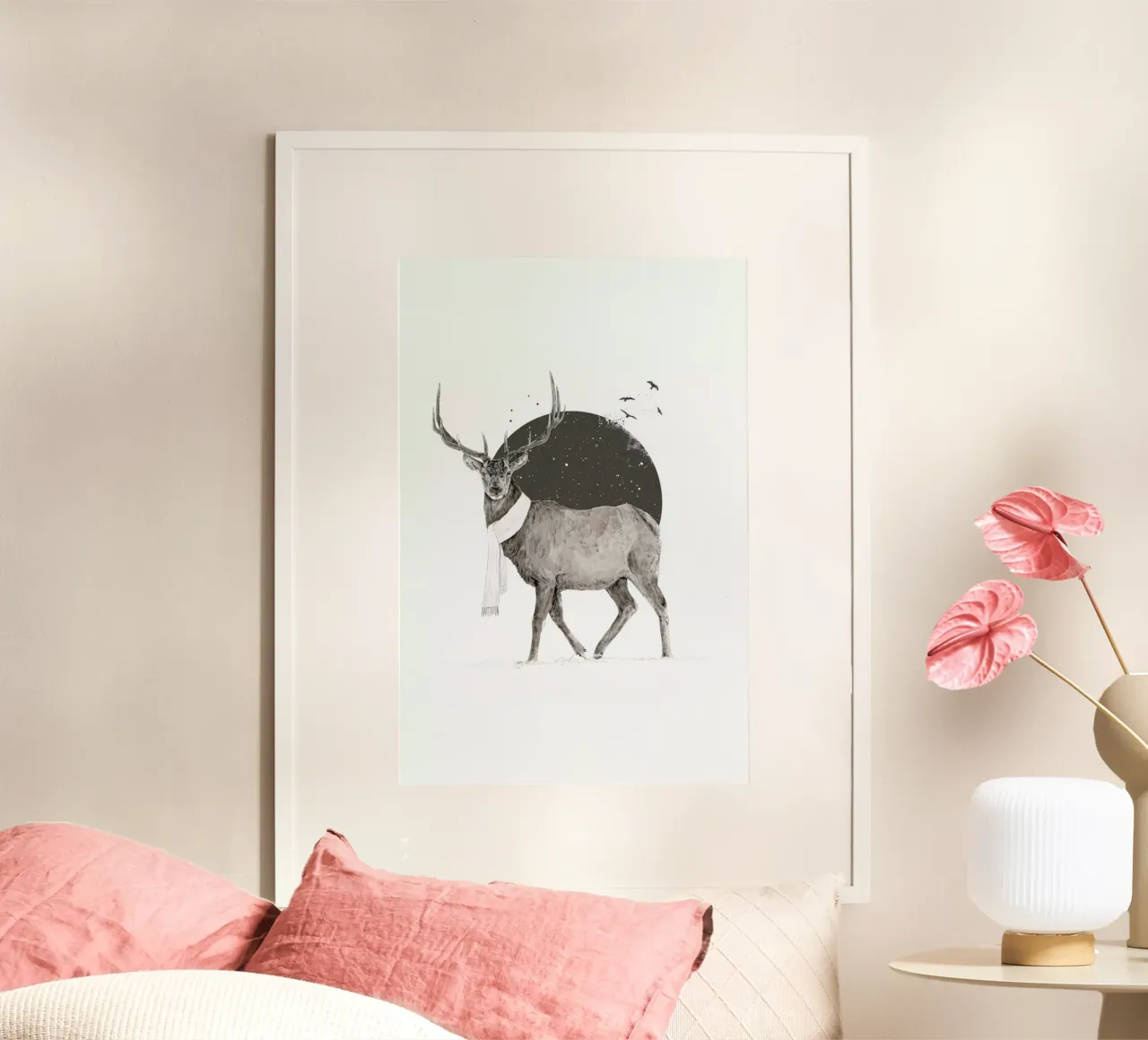 Winter Is All Around Color poster da Balazs Solti