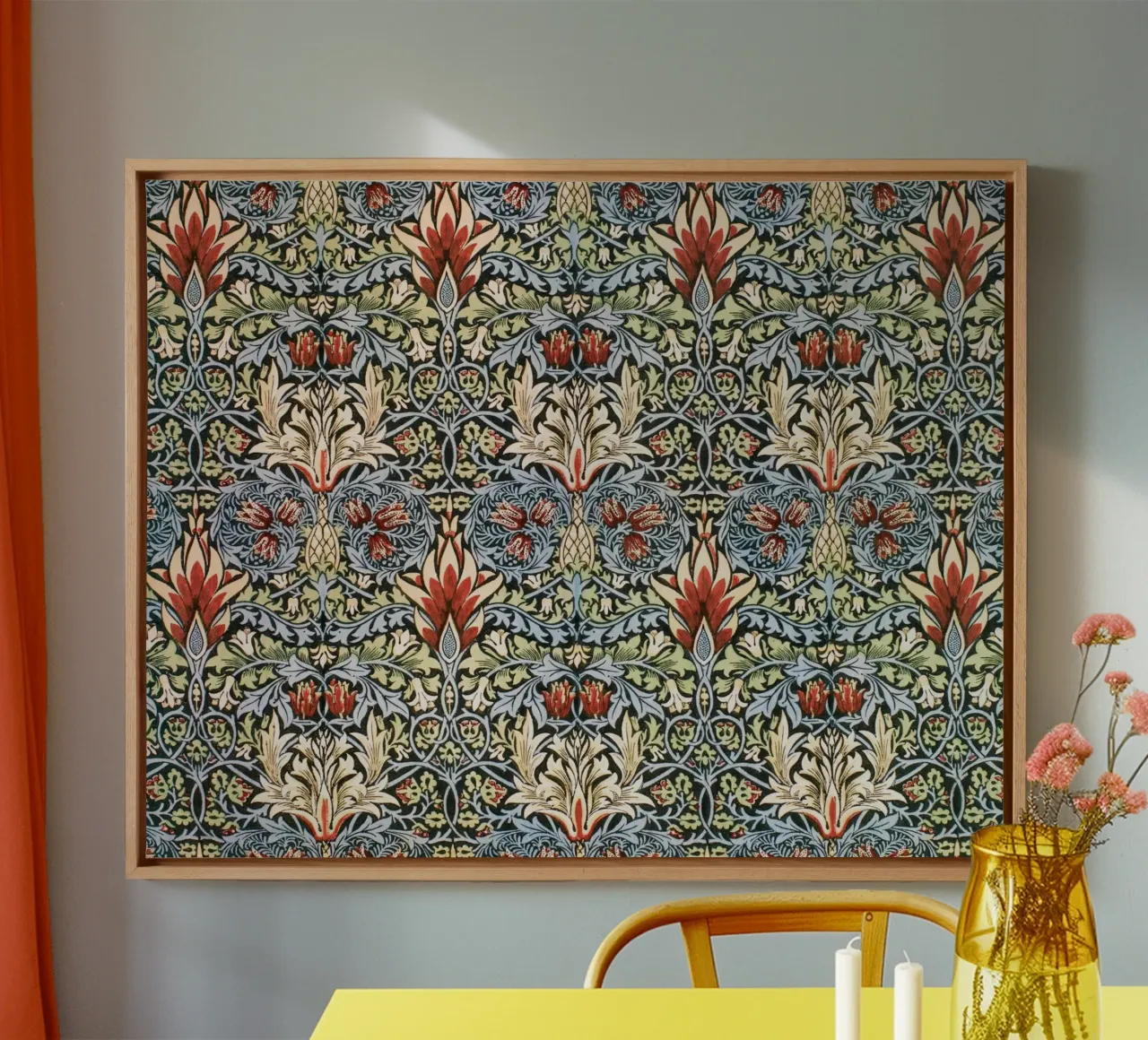 William Morris - Snakehead tela con Cornice a cassetta da Second Canvas