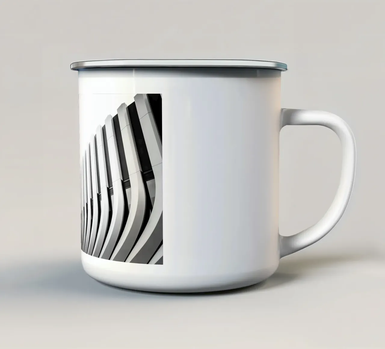 Abstraktes Building tazza in smalto da Jonas Klein