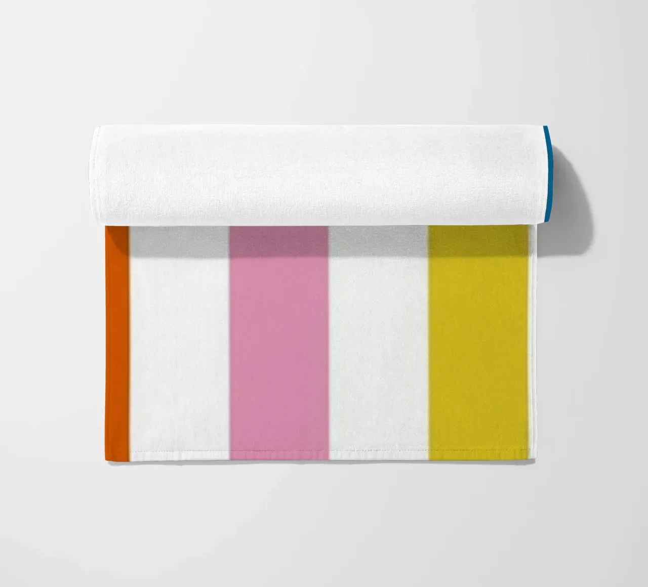 Bauhaus Geometric Abstract Bars Color Pattern beach towel by NorwesClub