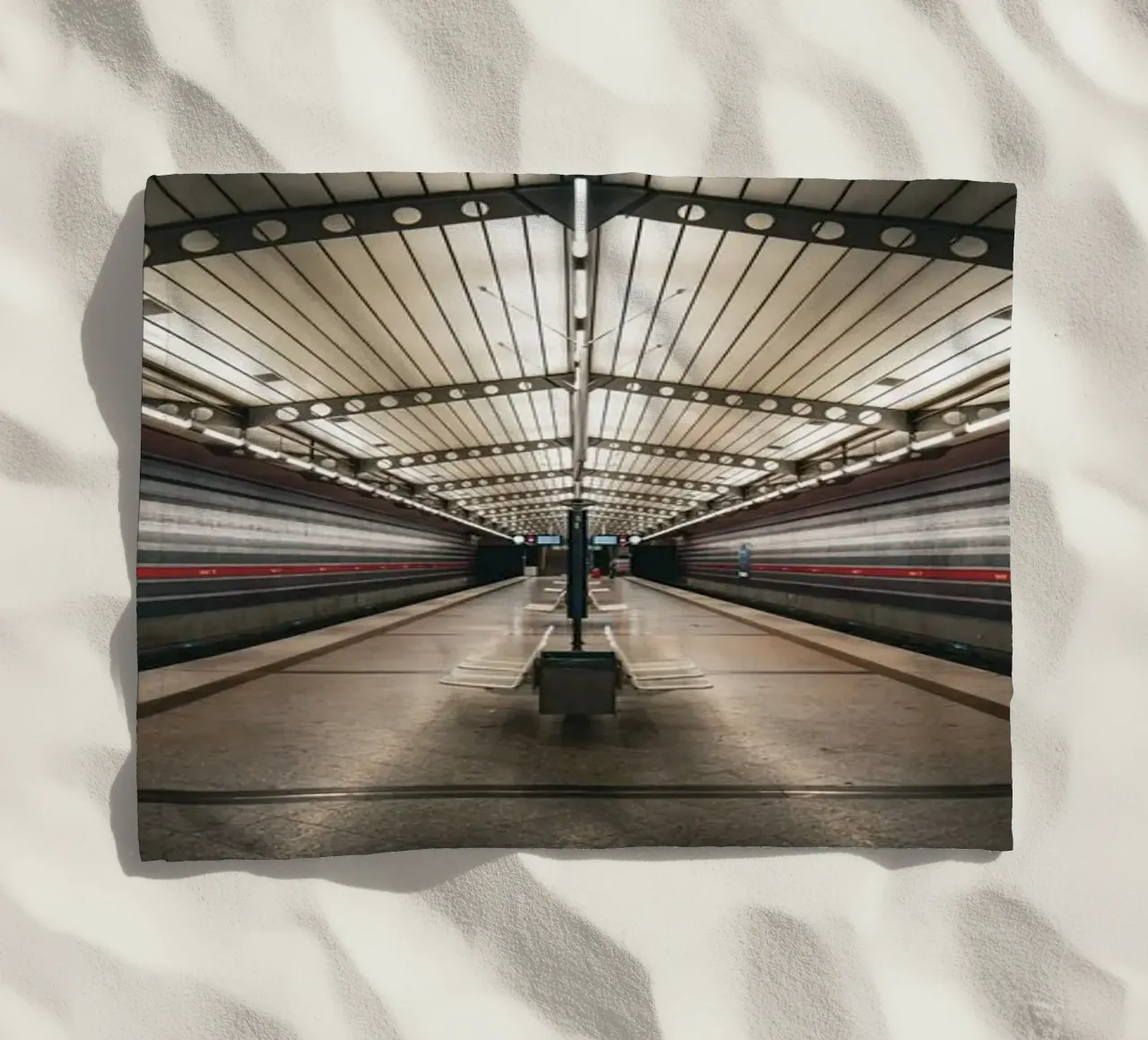 U-Station beach towel by Jonas Klein