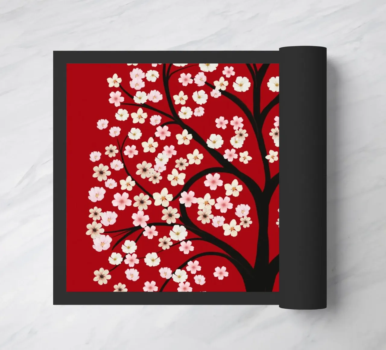 Decorazioni floreali bianche per l'albero zerbino da Little Dean