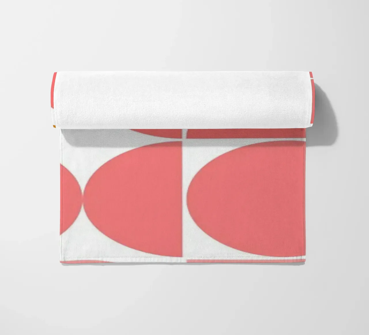 Bauhaus Geometric Circles Pattern 1919-1933 Print beach towel by NorwesClub