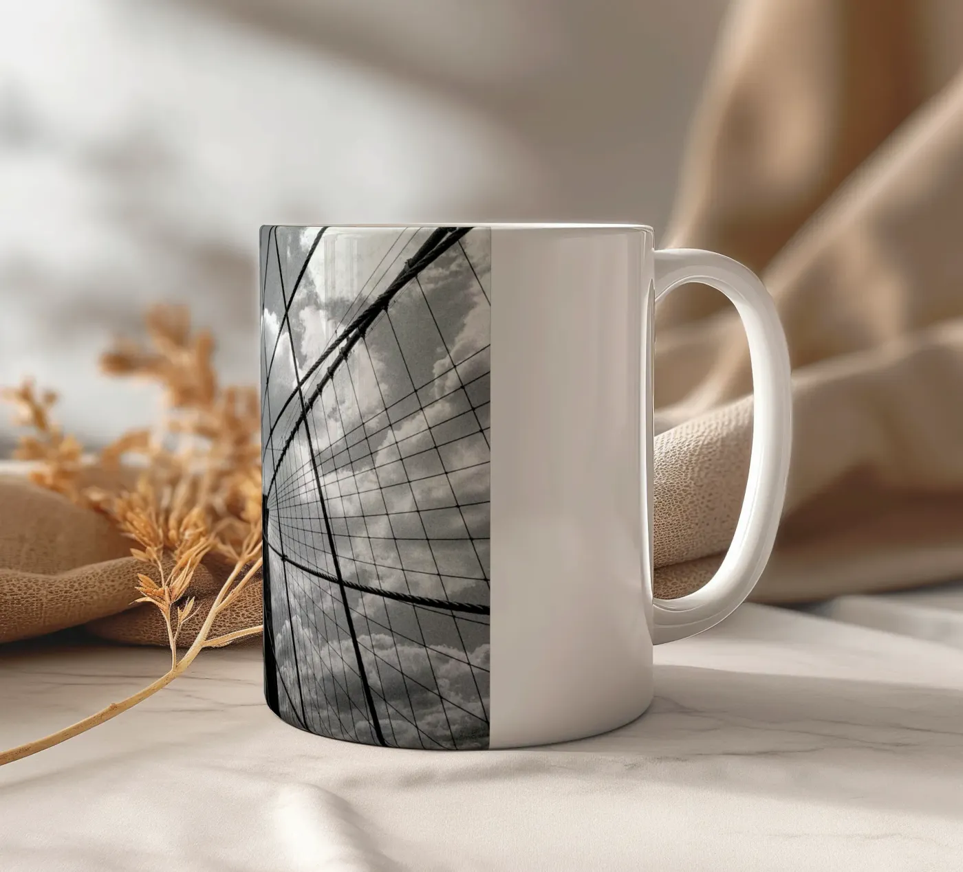Upper Bridge ceramic mug by Philipp Reinhard