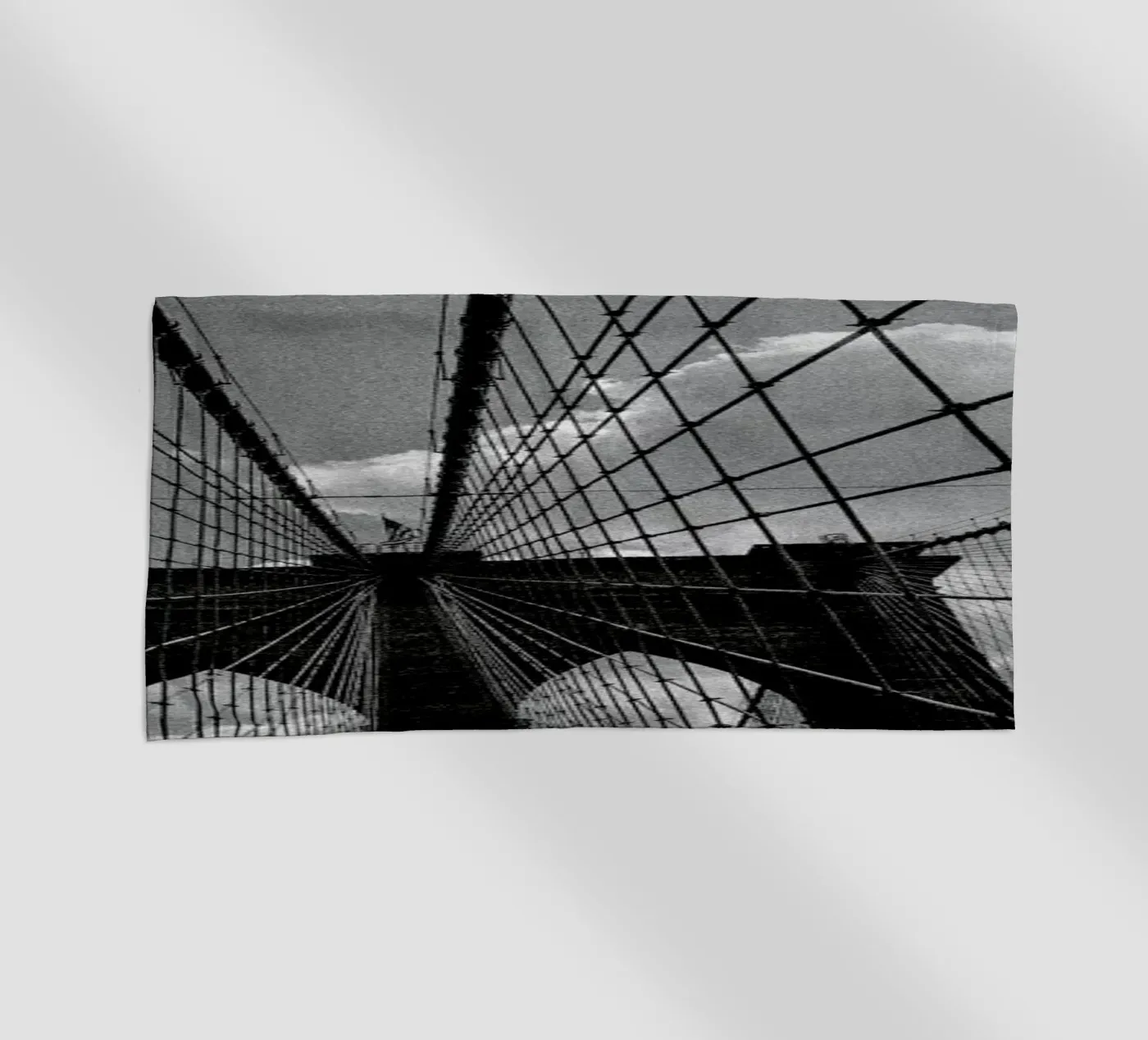 Upper Bridge beach towel by Philipp Reinhard