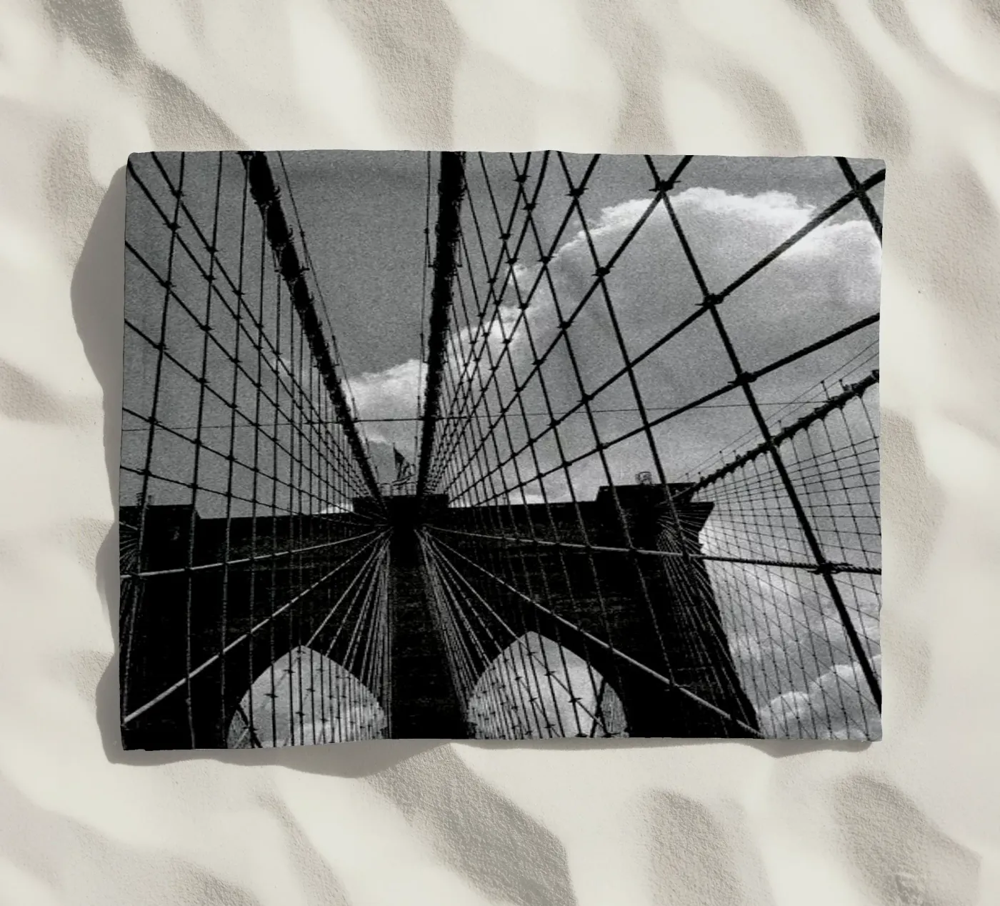 Upper Bridge beach towel by Philipp Reinhard