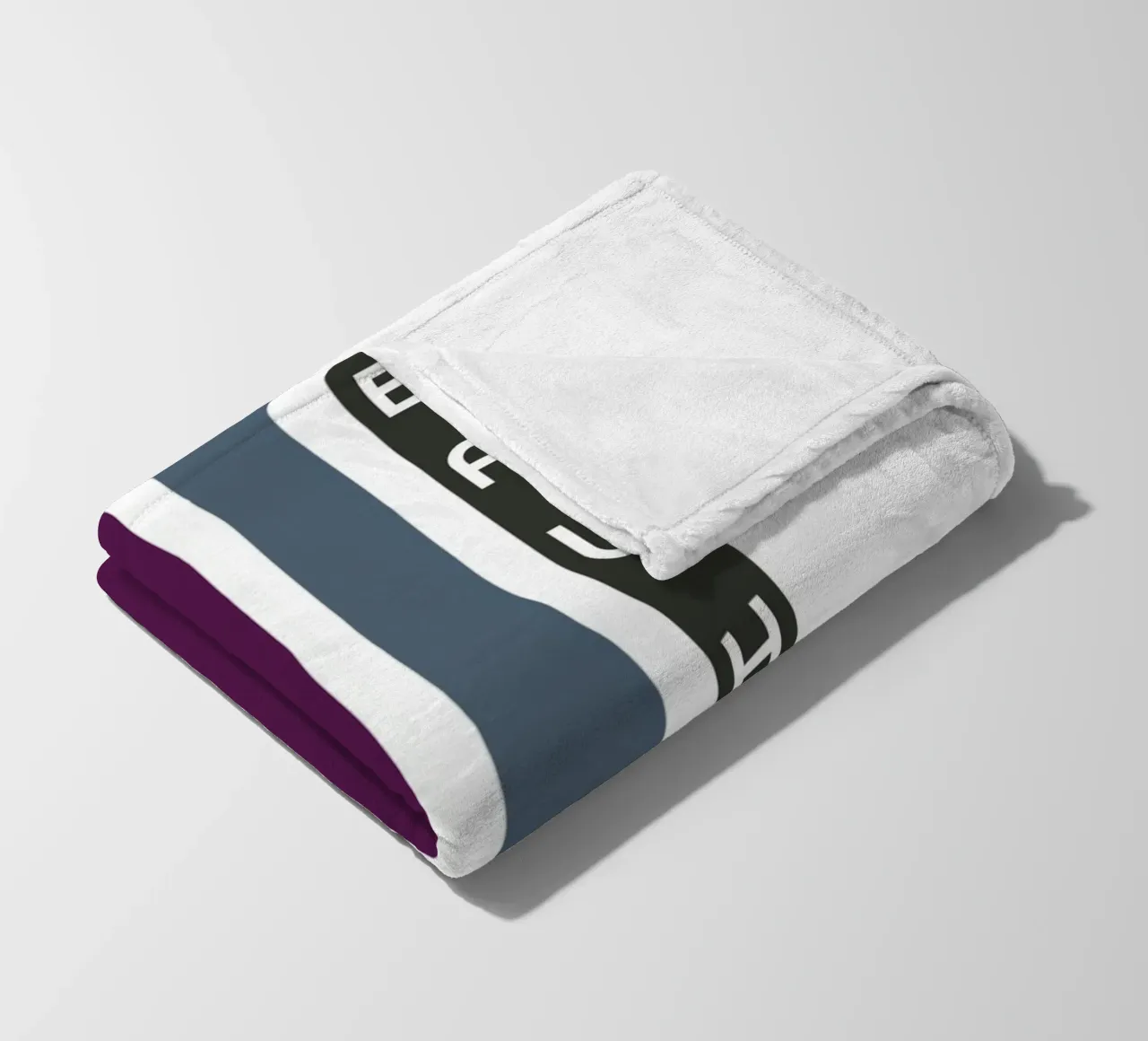 Bauhaus Stampa geometrica astratta a strisce di colore coperta in pile da NorwesClub