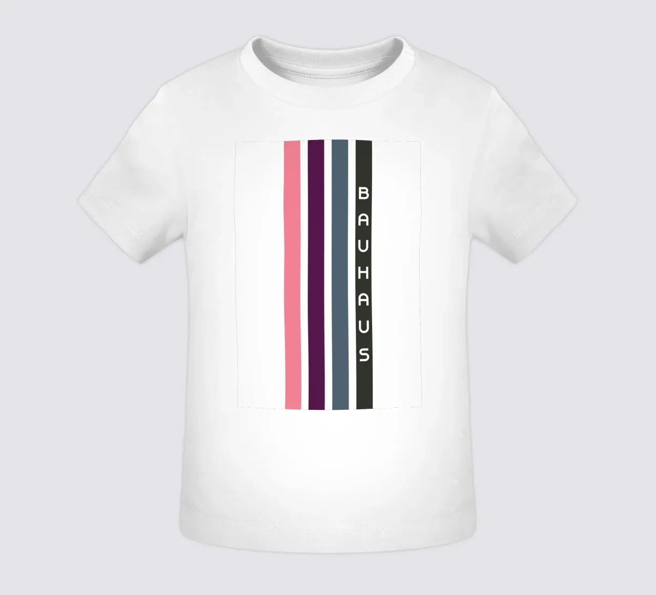 Bauhaus Stampa geometrica astratta a strisce di colore maglietta neonato da NorwesClub