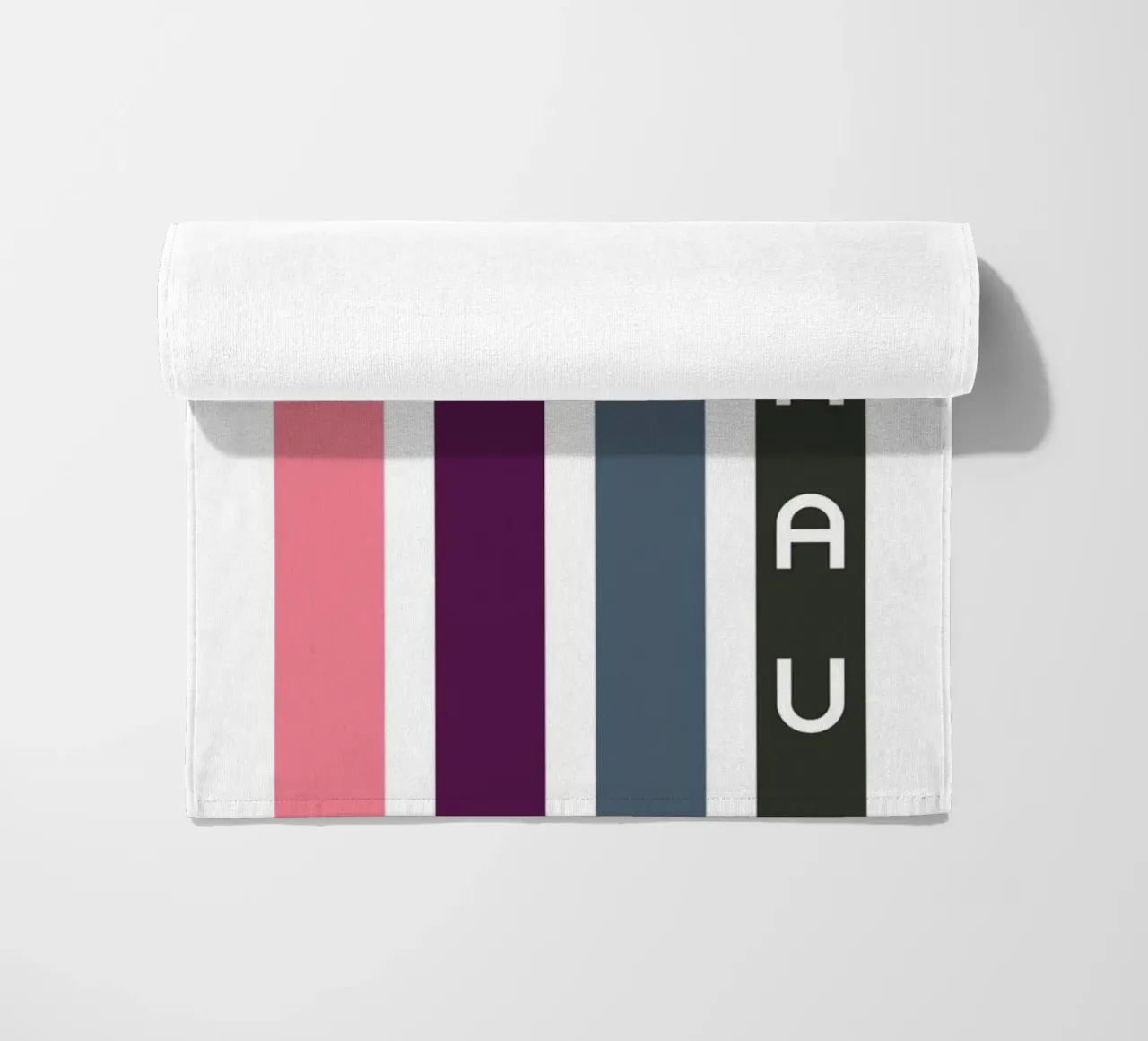 Bauhaus Stampa geometrica astratta a strisce di colore telo mare da NorwesClub