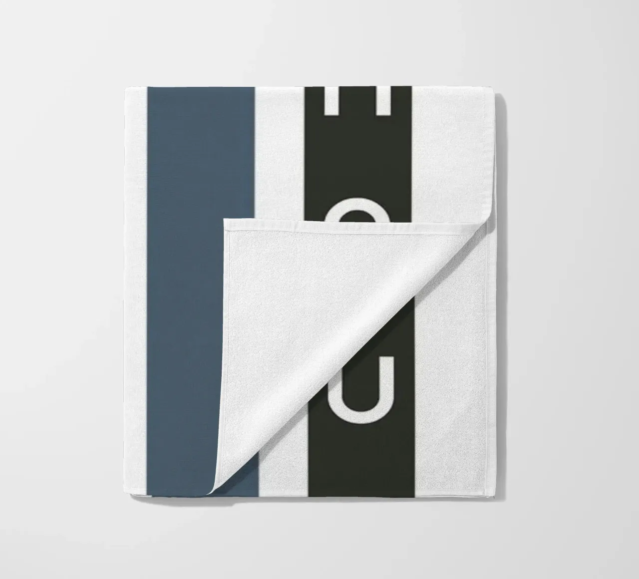 Bauhaus Stampa geometrica astratta a strisce di colore telo mare da NorwesClub