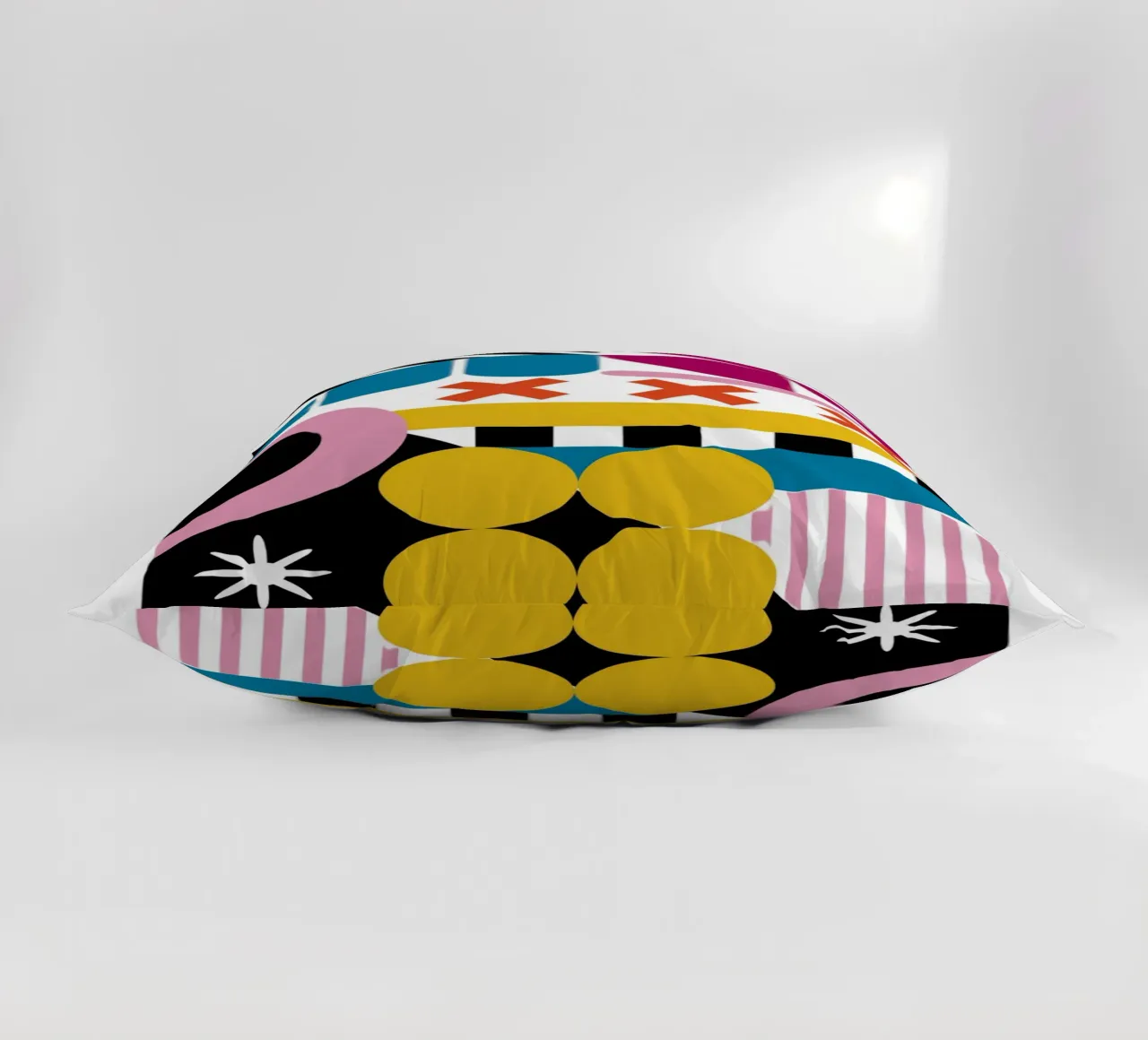 Mostra Bauhaus 1923 Design geometrico a colori cuscino da NorwesClub