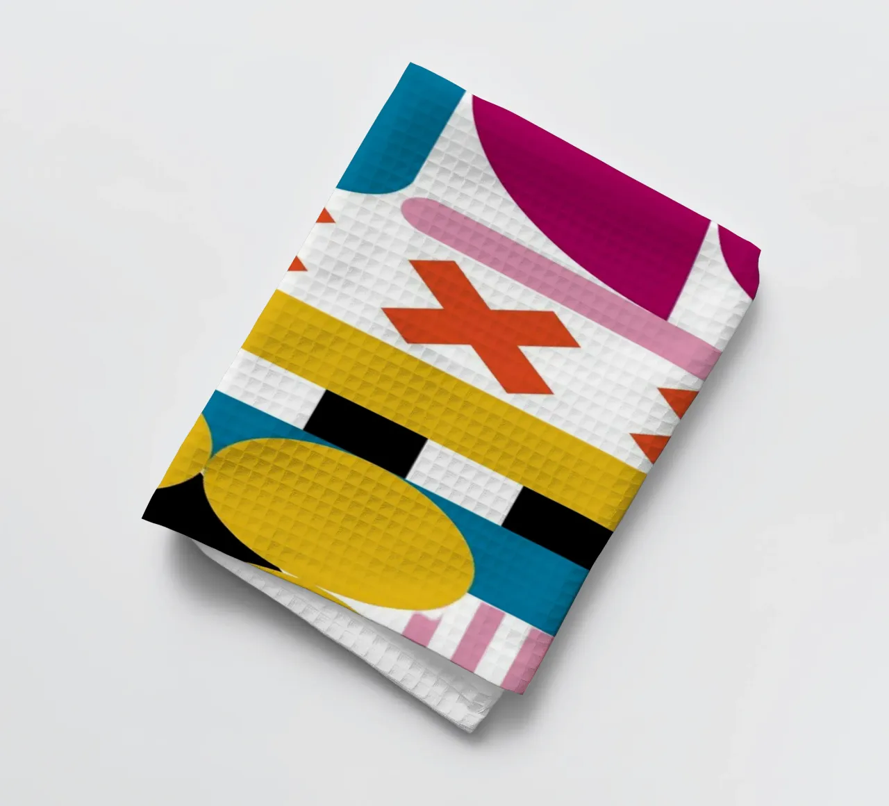 Mostra Bauhaus 1923 Design geometrico a colori canovaccio da cucina da NorwesClub