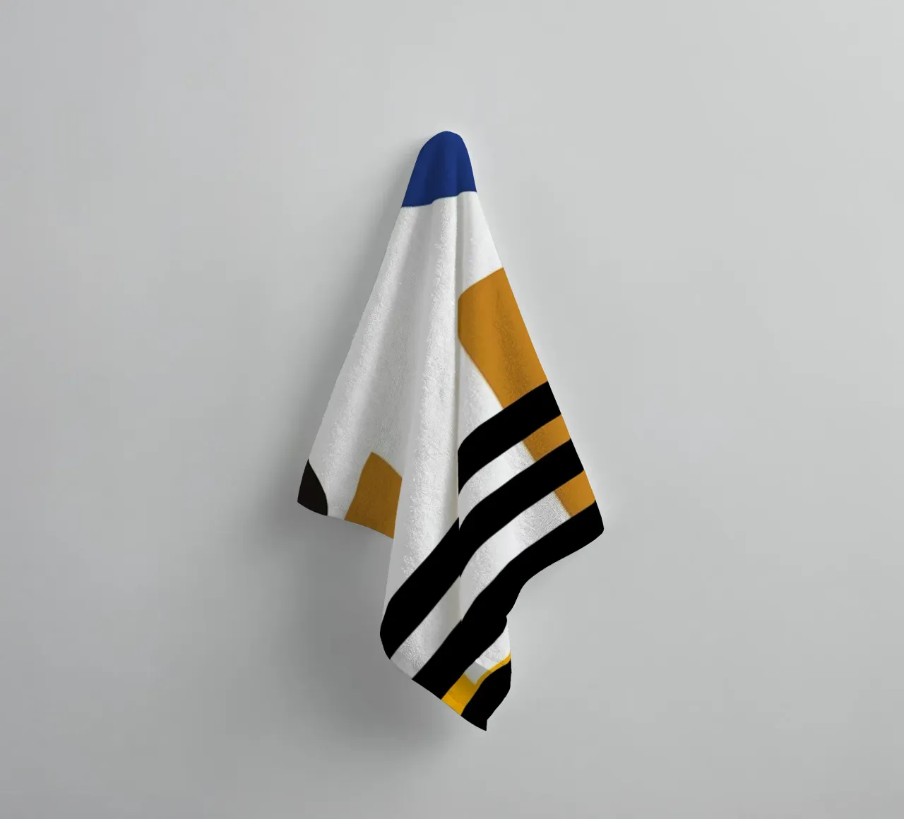 Geometric Abstract Circles Shapes Color Print towel by NorwesClub