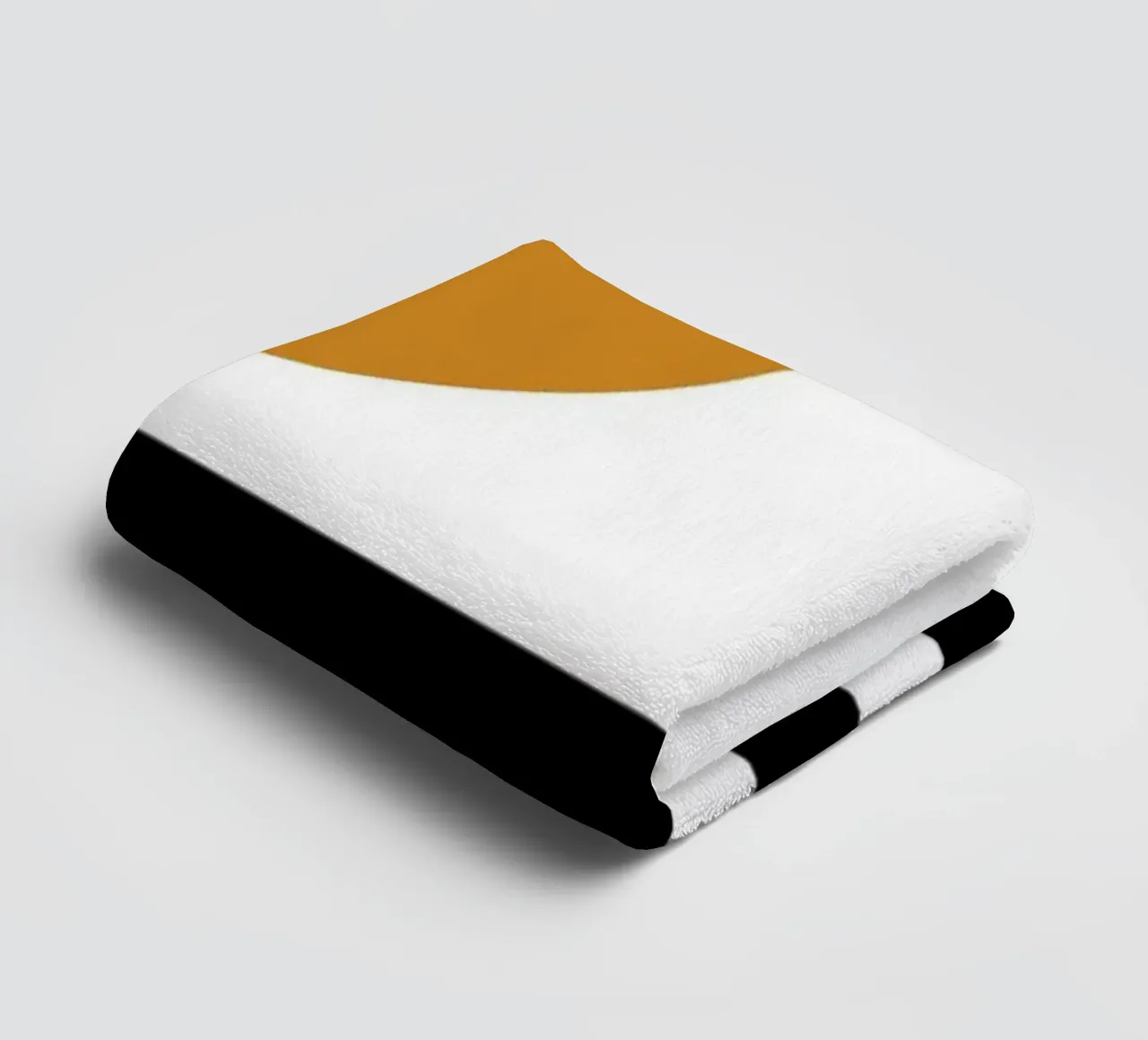 Geometric Abstract Circles Shapes Color Print towel by NorwesClub