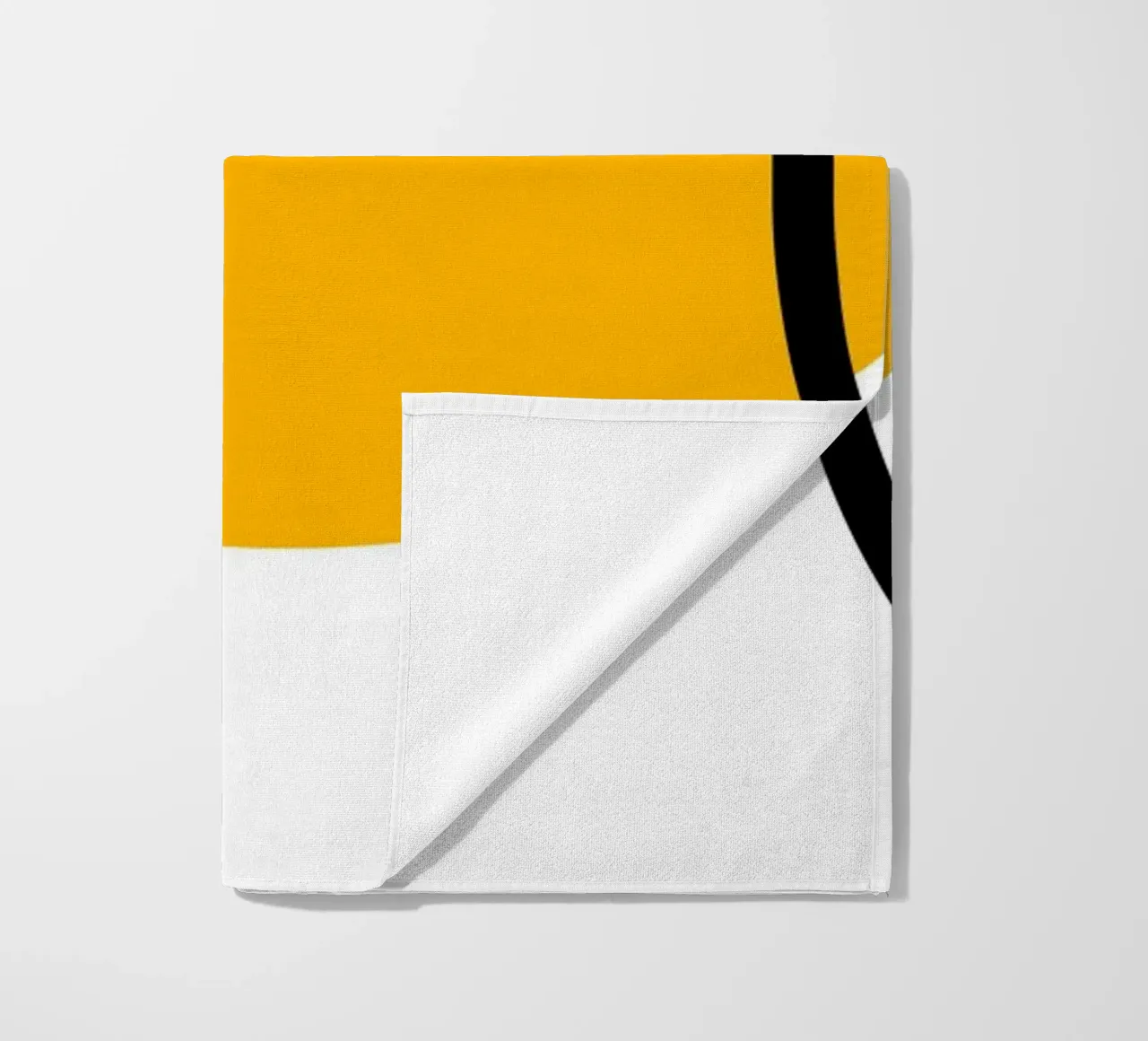Geometrico astratto Curve Forme Colore Stampa telo mare da NorwesClub
